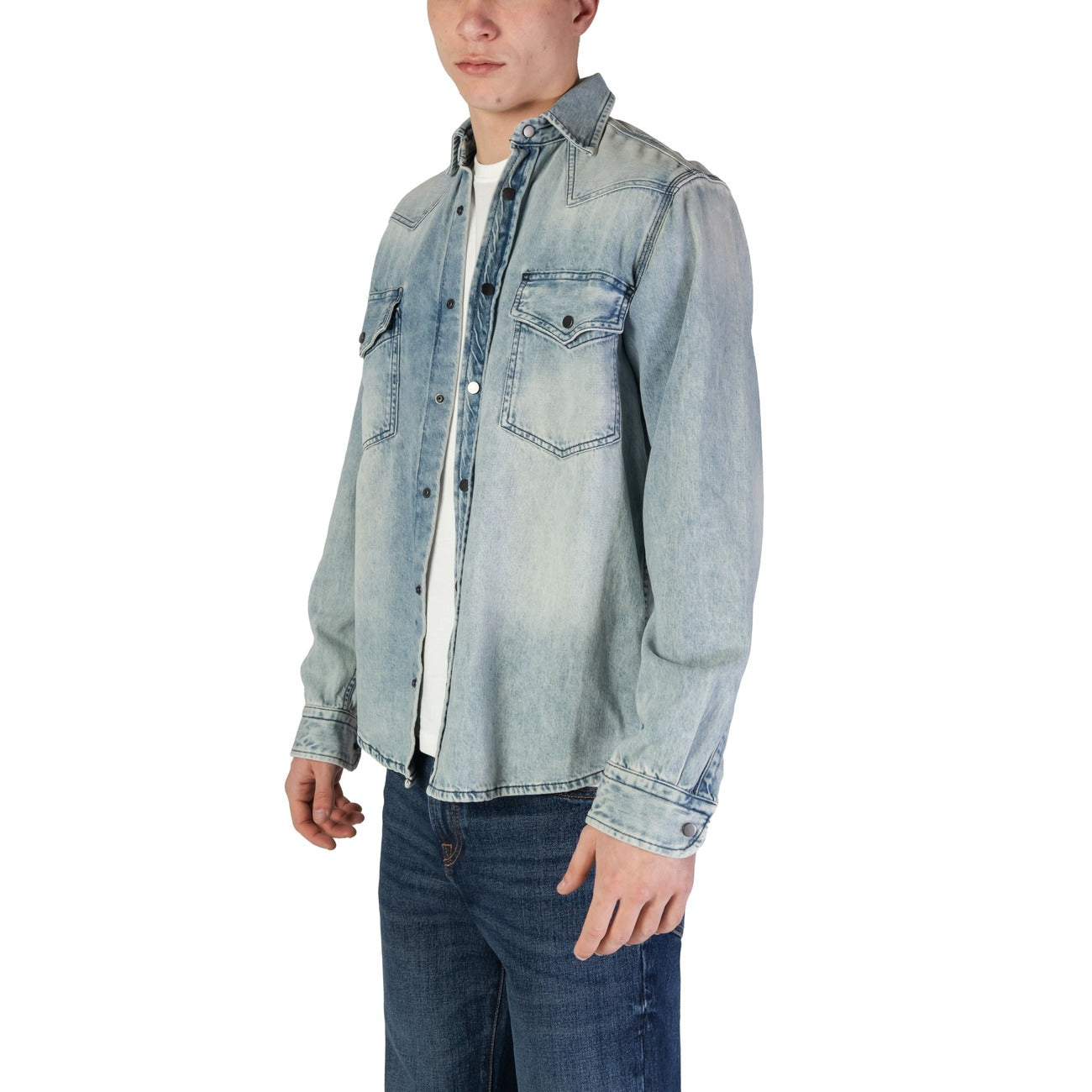 Boss Shirt Men Blue