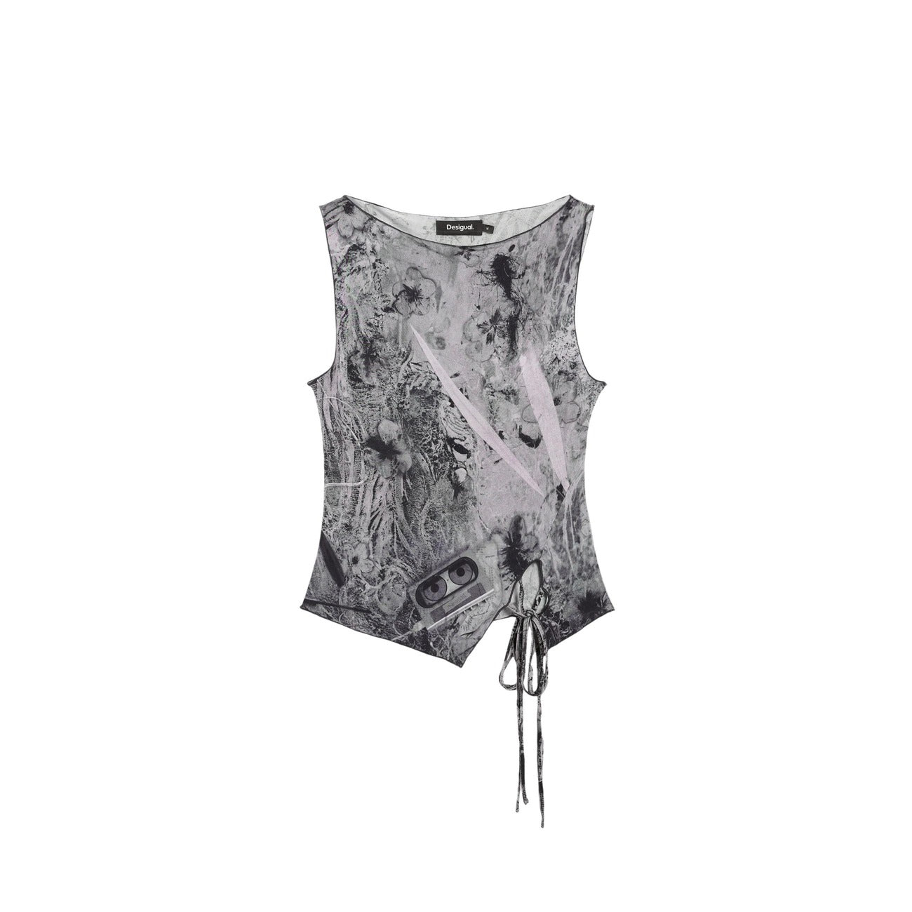 Desigual Top Damen Grau