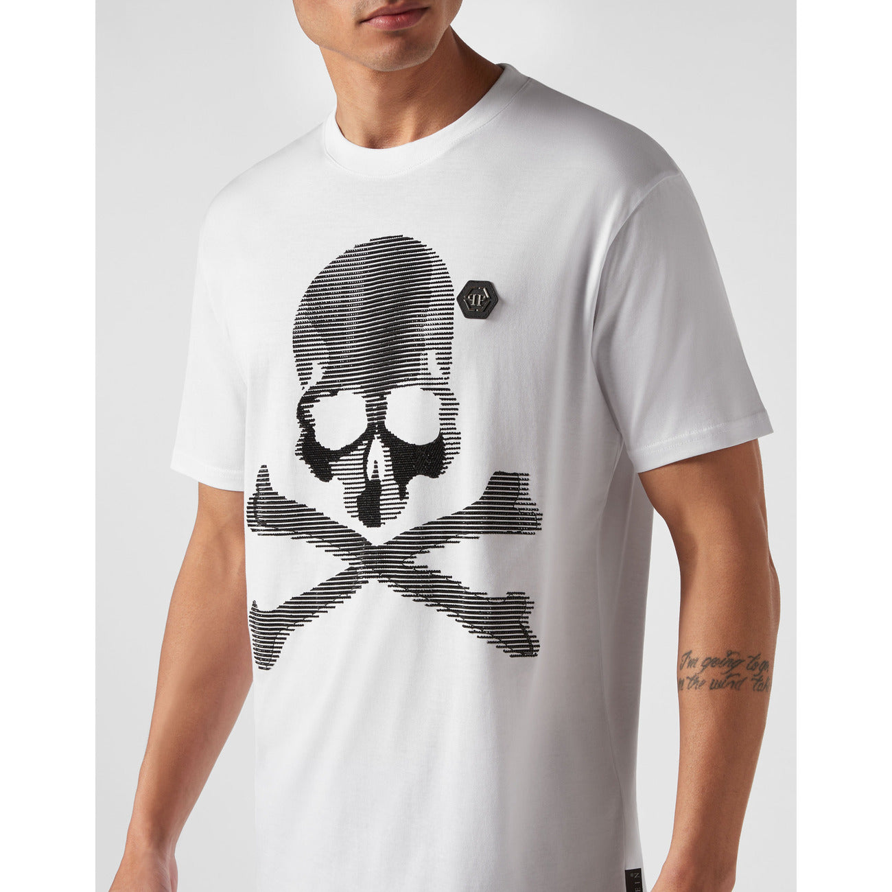 Philipp Plein T-shirt Heren Wit #2430656