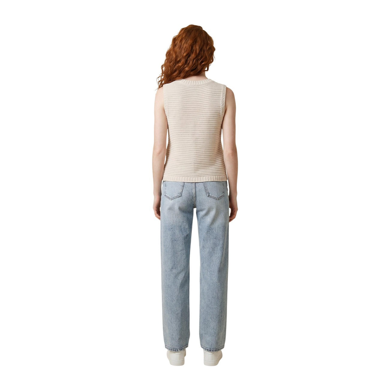 Morgan De Toi Gilet Dames Beige