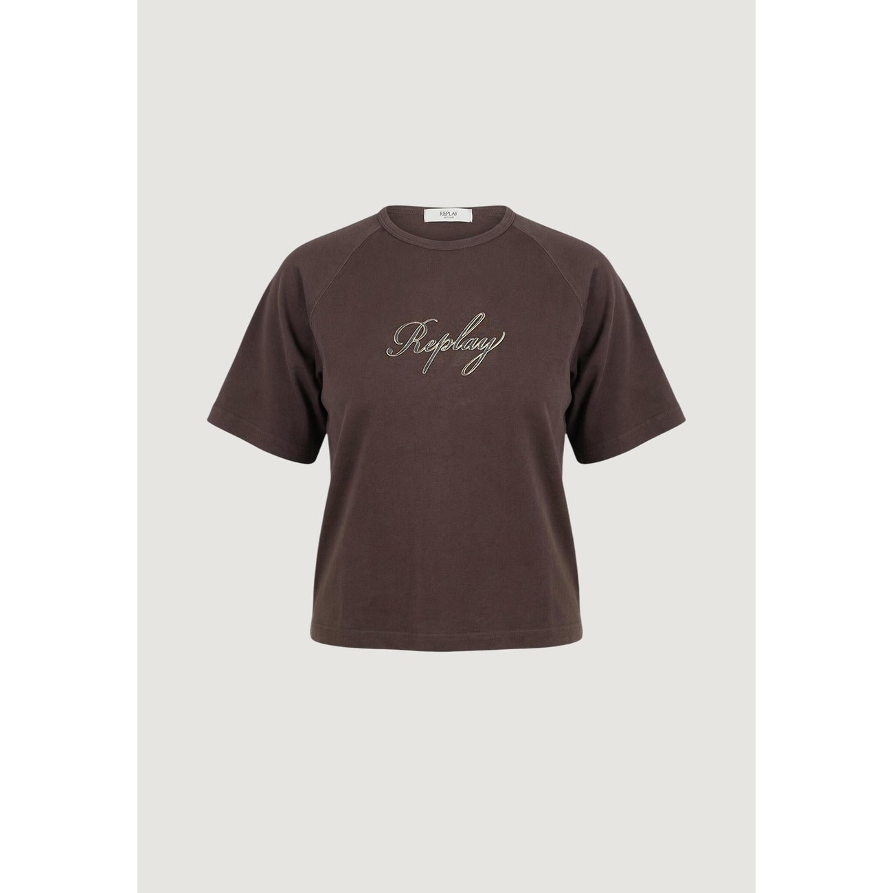Replay T-shirt Dames Bruin