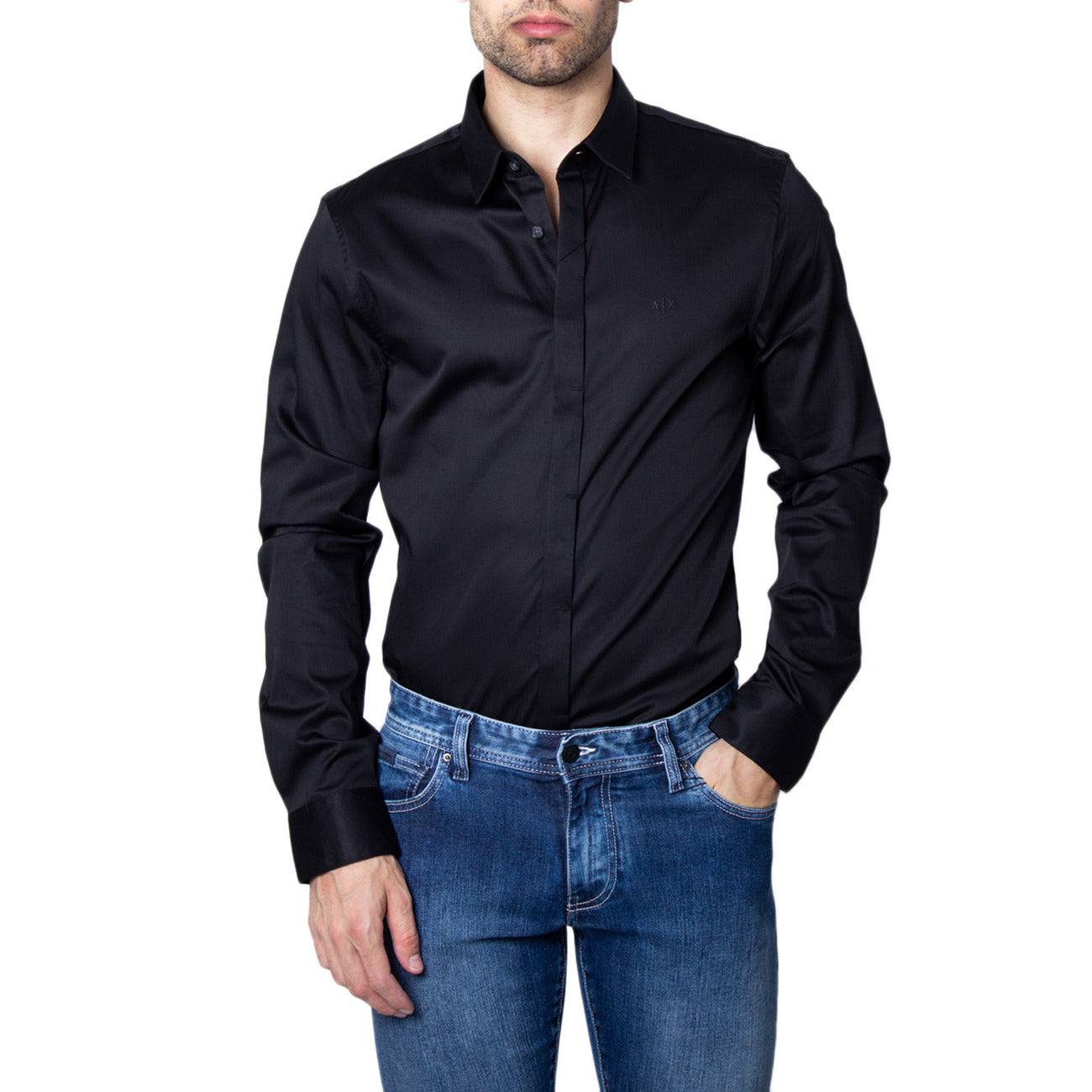 Armani Exchange Shirt Heren Wit #2205644