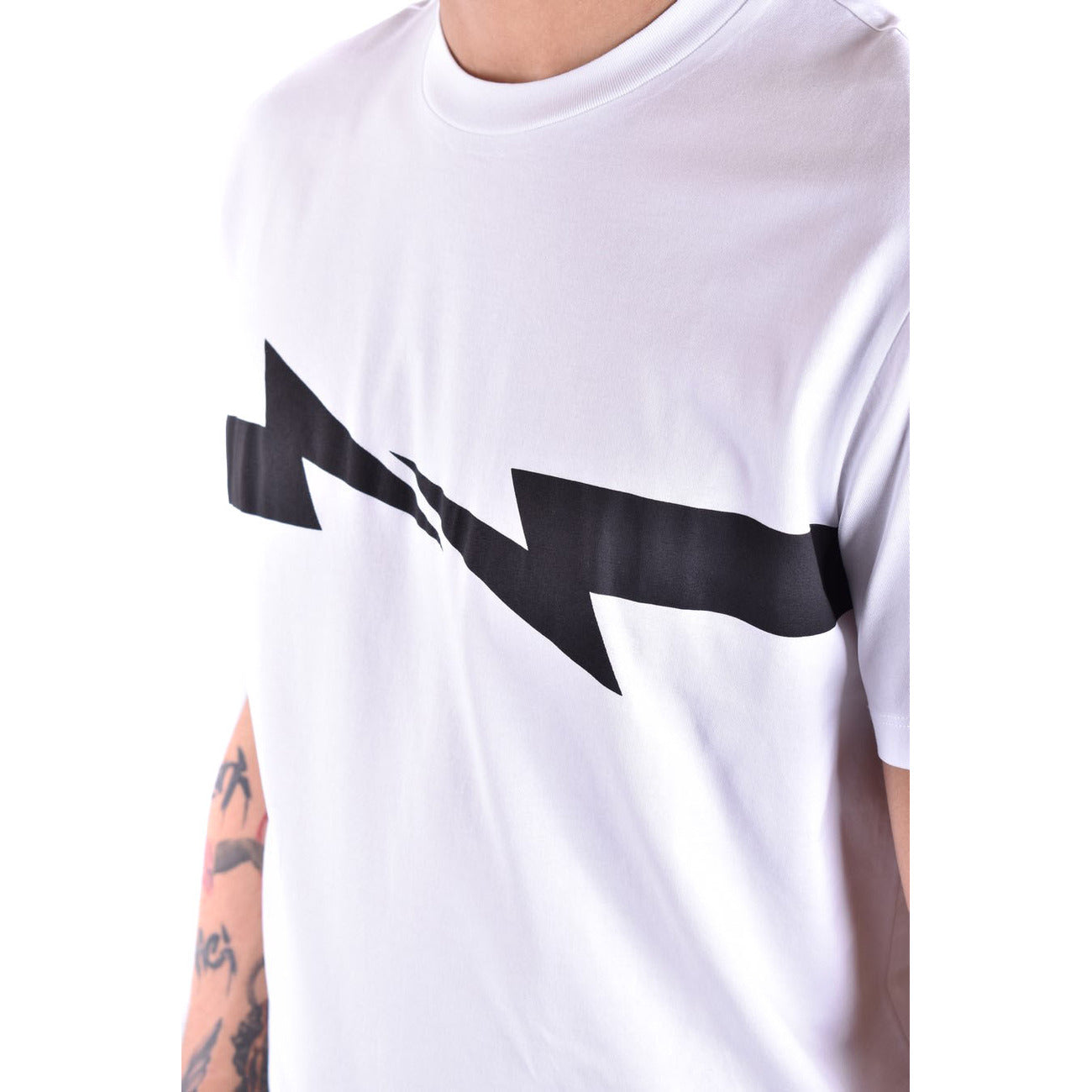 Neil Barrett T-shirt Heren Wit #2430896