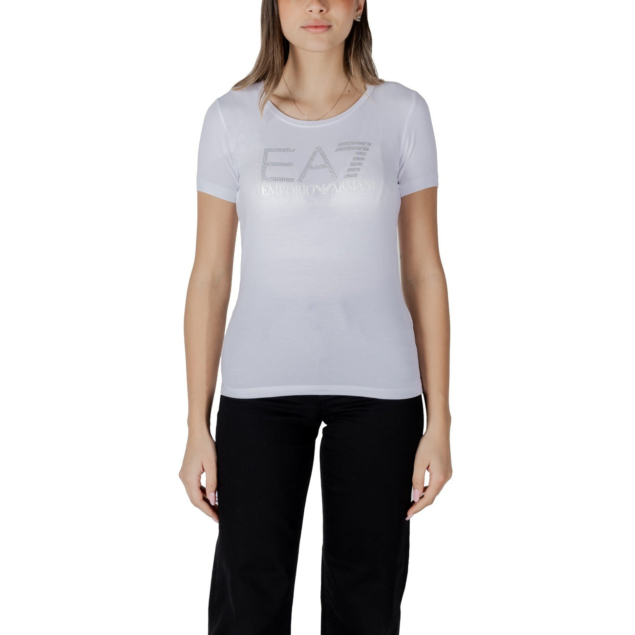 Ea7 T-shirt Dames Zwart #2410997