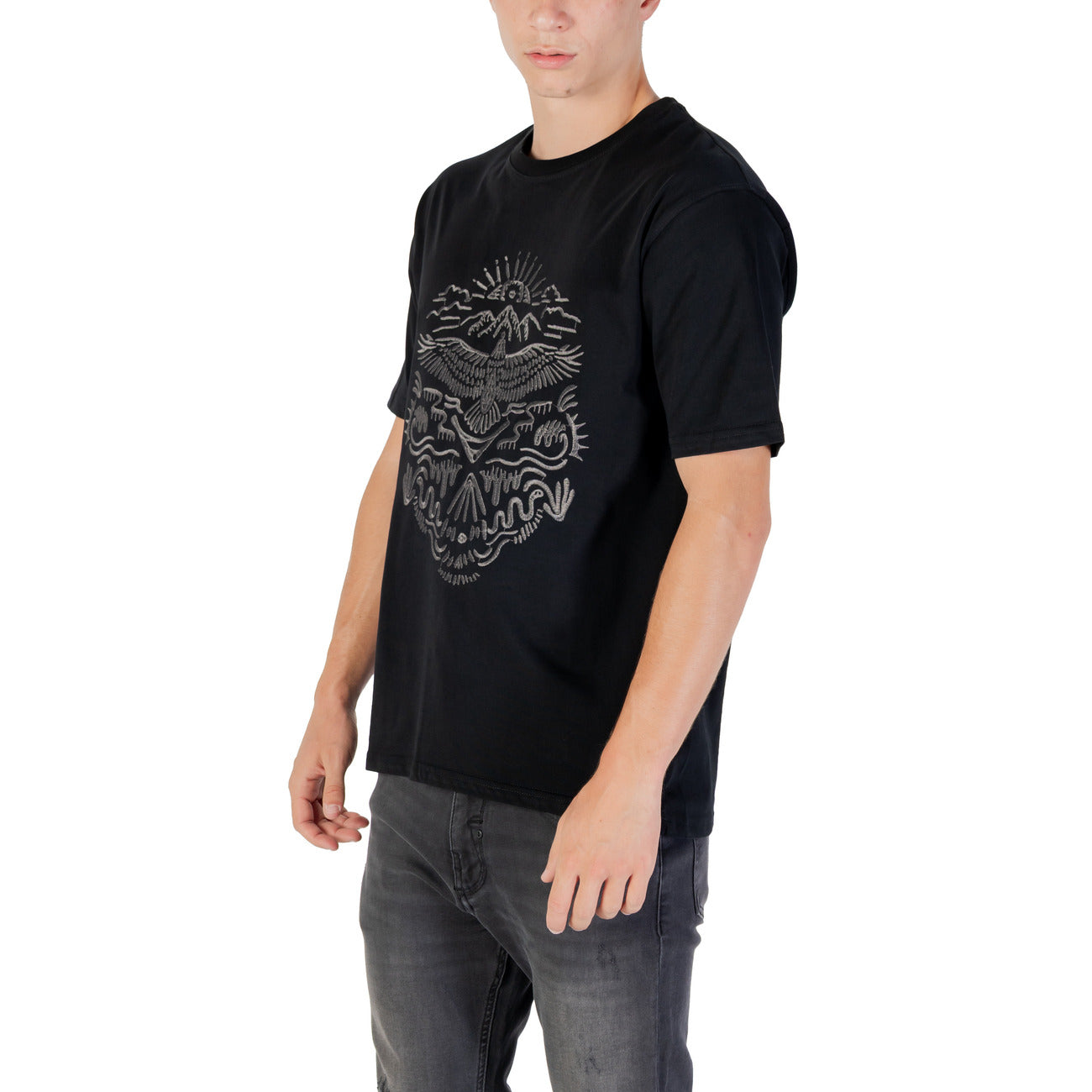 Gianni Lupo T-shirt Heren Zwart #2430442