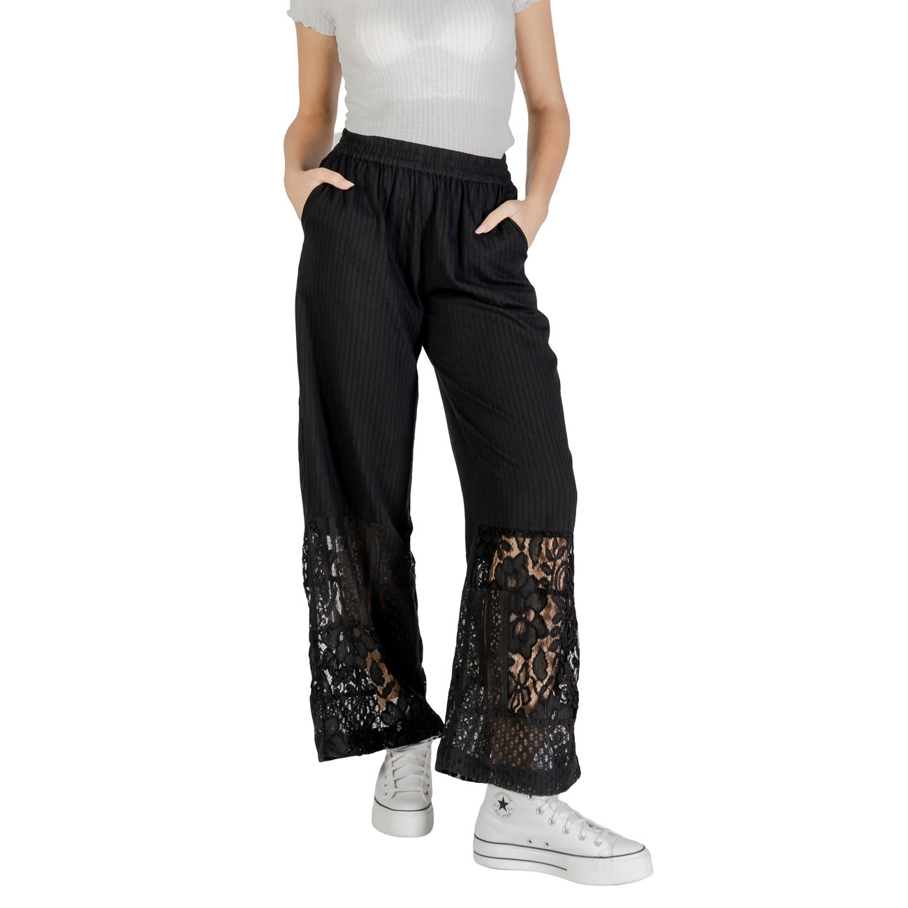 Ichi Broek Dames Zwart
