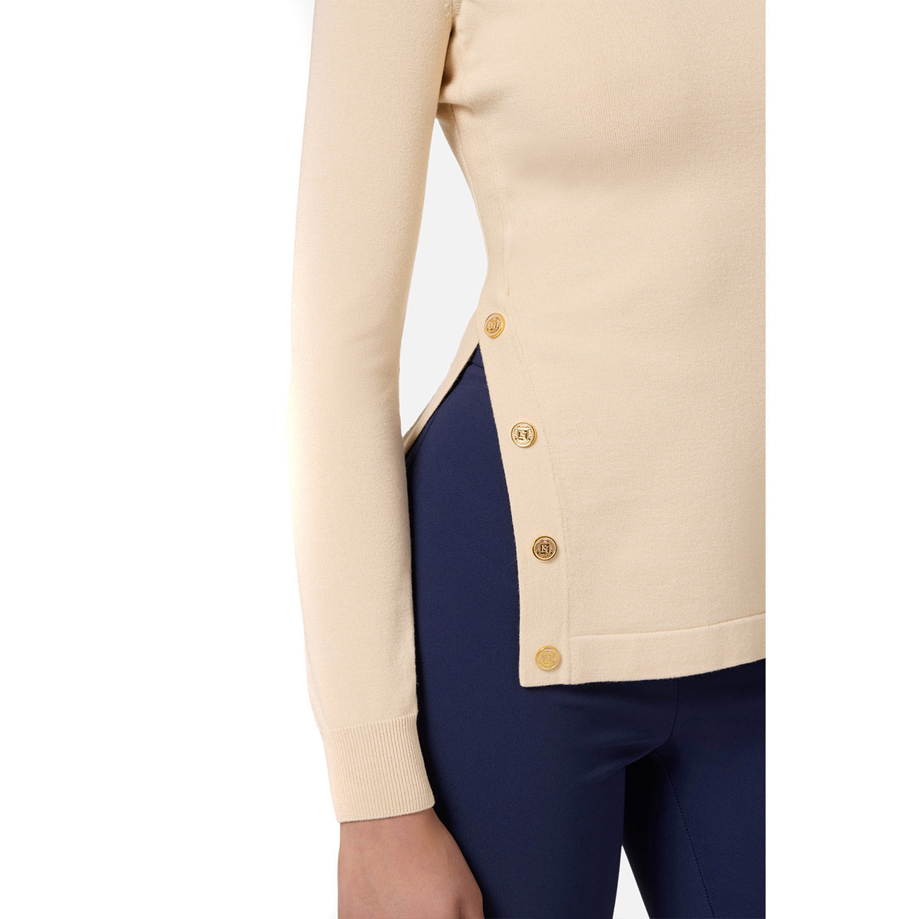 Elisabetta Franchi Breimode Dames Wit