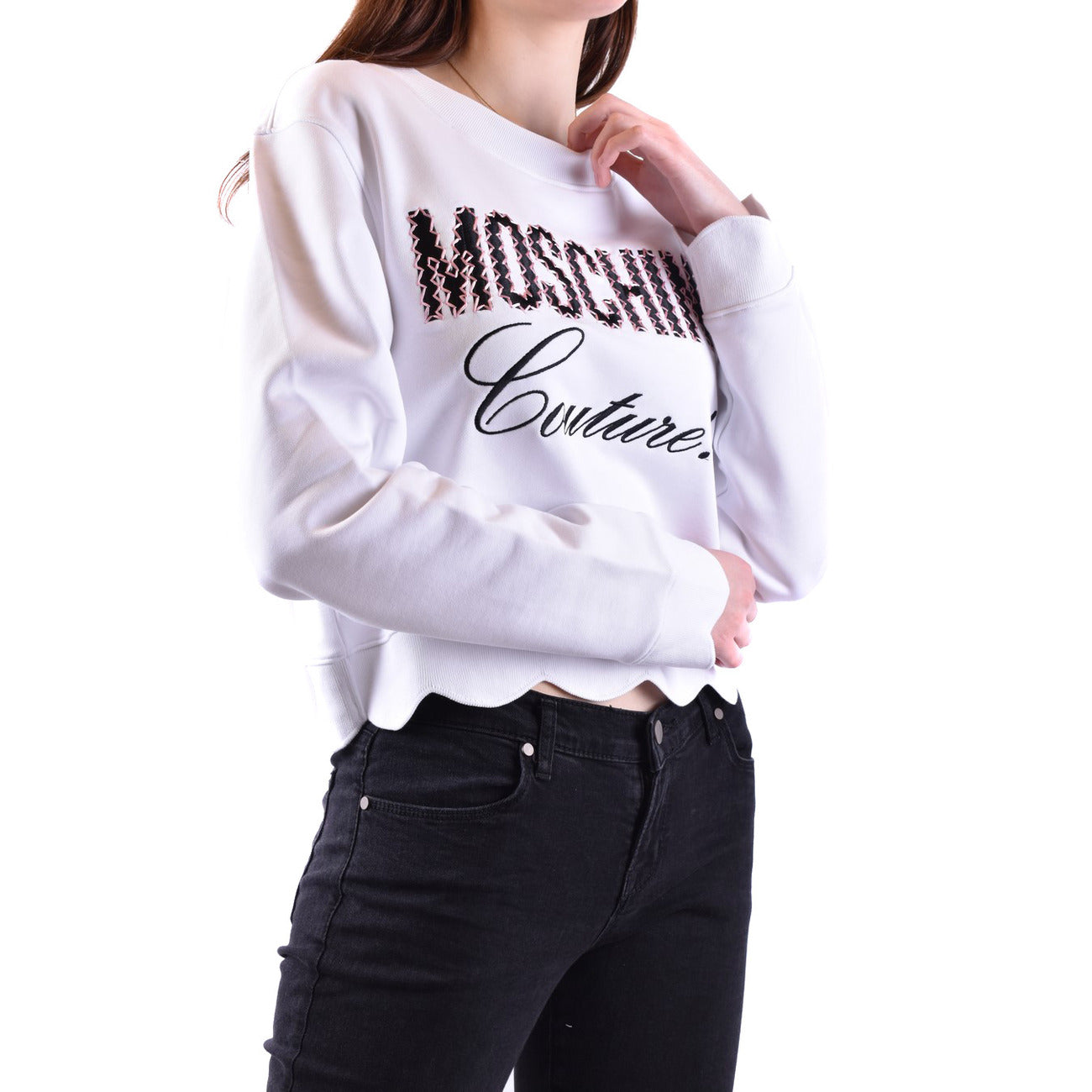 Moschino Sweatshirt Damen Weiß