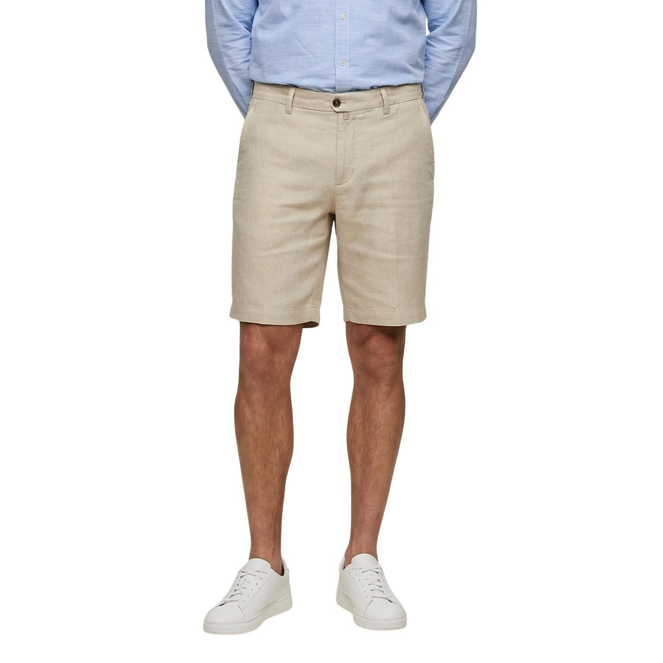 Borghese Bermuda Herren Blau