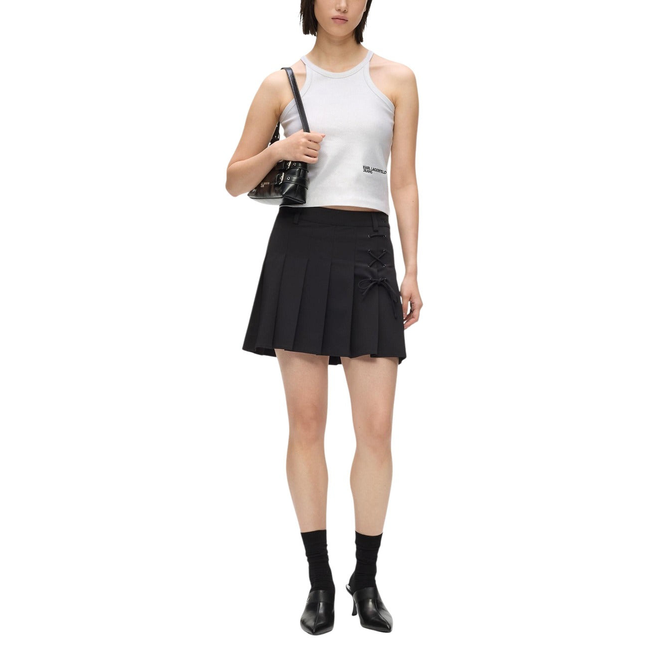 Karl Lagerfeld Jeans Top Damen Silber