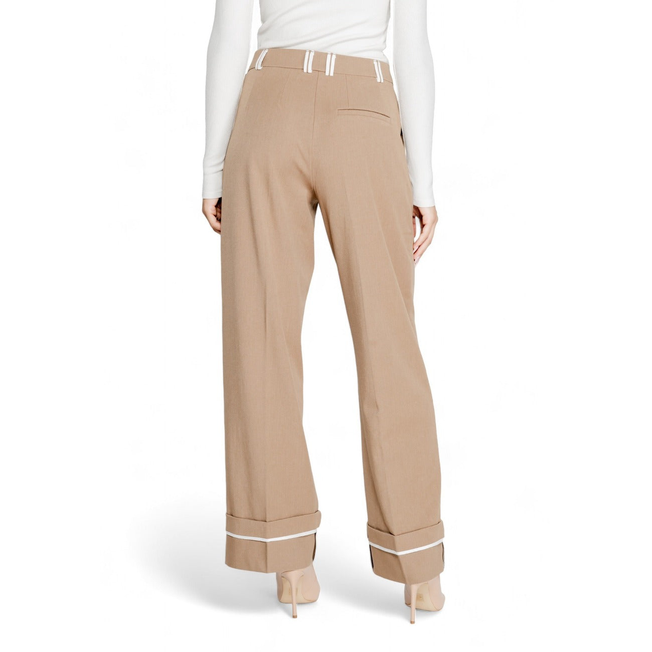 Only Broek Dames Bruin #2335903