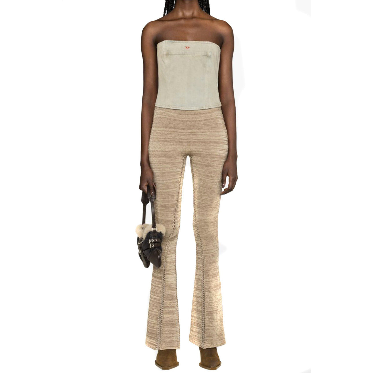 Diesel Top Dames Lichtblauw