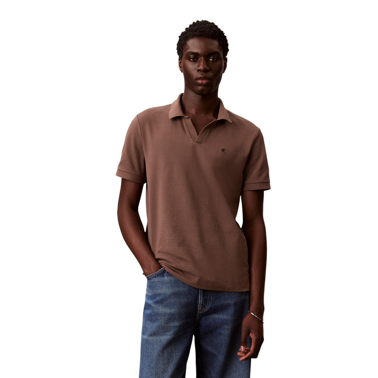 Calvin Klein Jeans Polo Top Men Blue