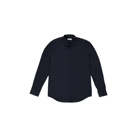Fashion Brand Shirt Herren Blau