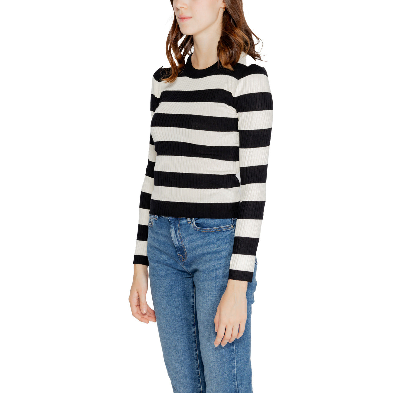 Jacqueline De Yong Breimode Dames Zwart #2329977