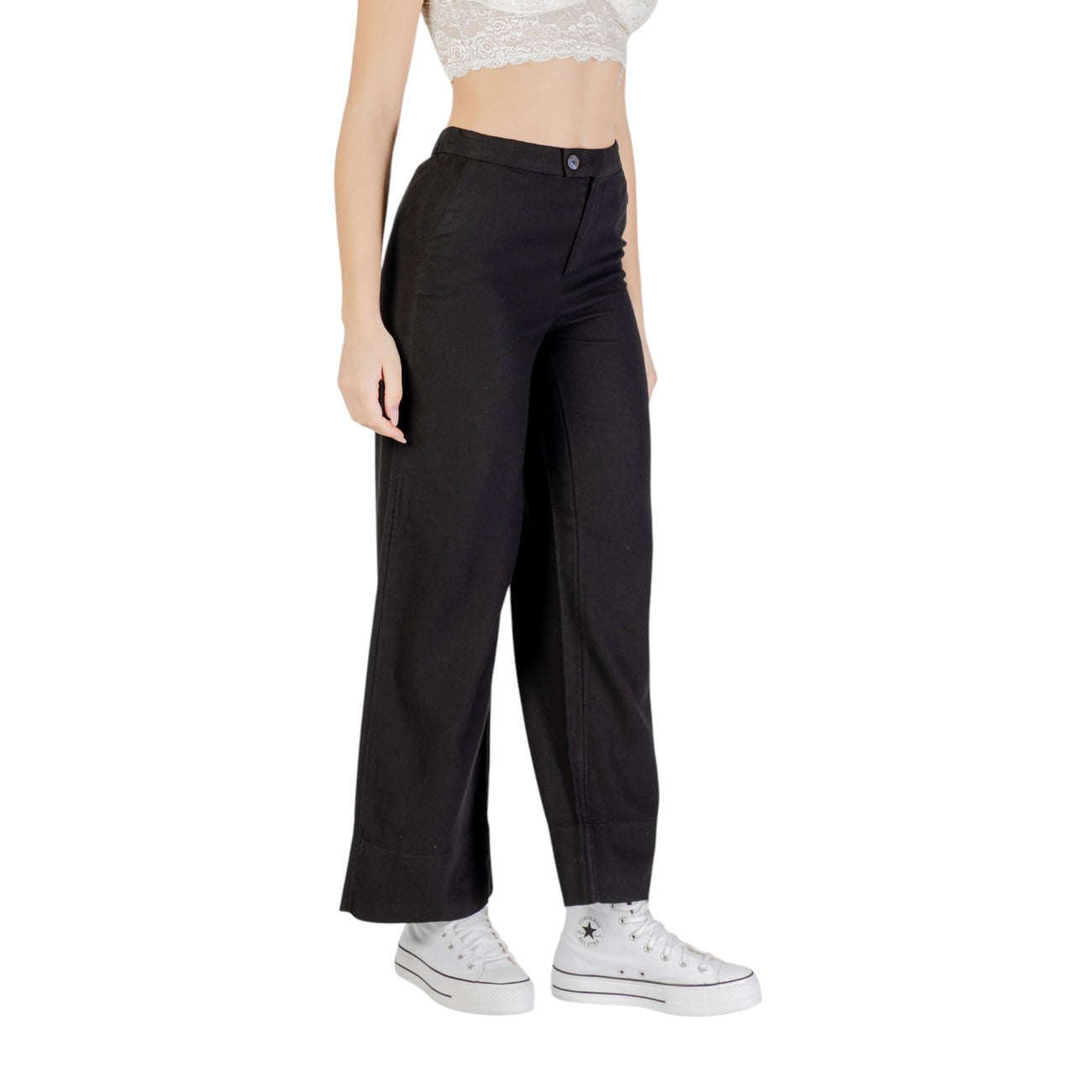 Only Broek Dames Zwart #2462758