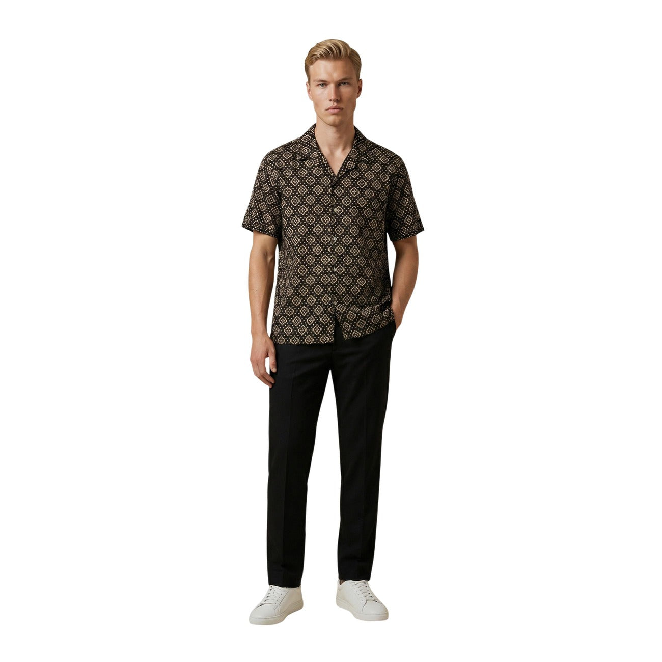 Gianni Lupo Shirt Herren Schwarz #2467347