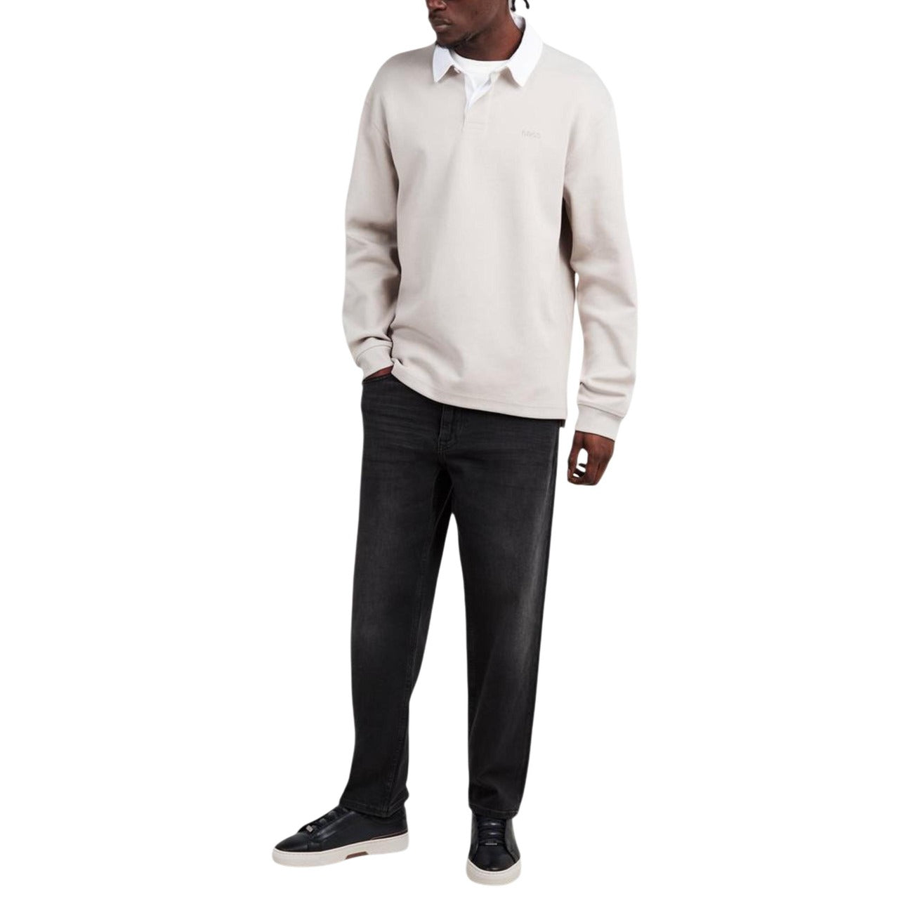 Boss Polo Top Herren Grau #2450059