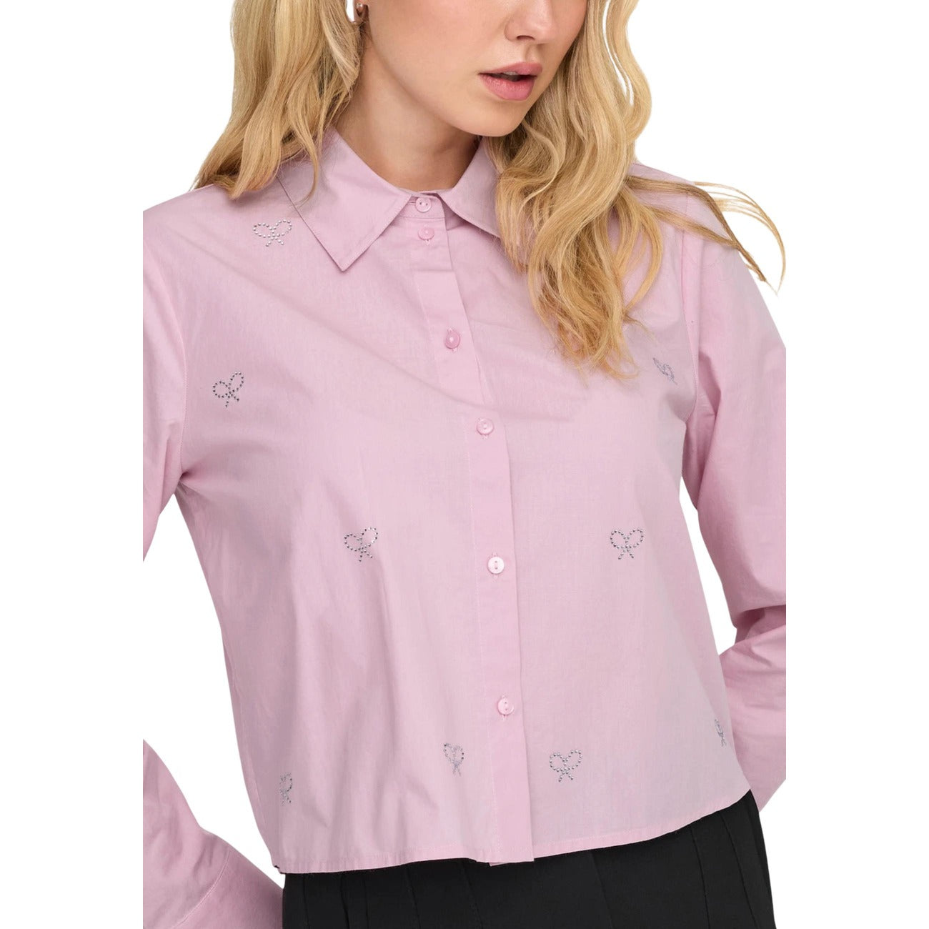 Jacqueline De Yong Shirt Damen Rosa