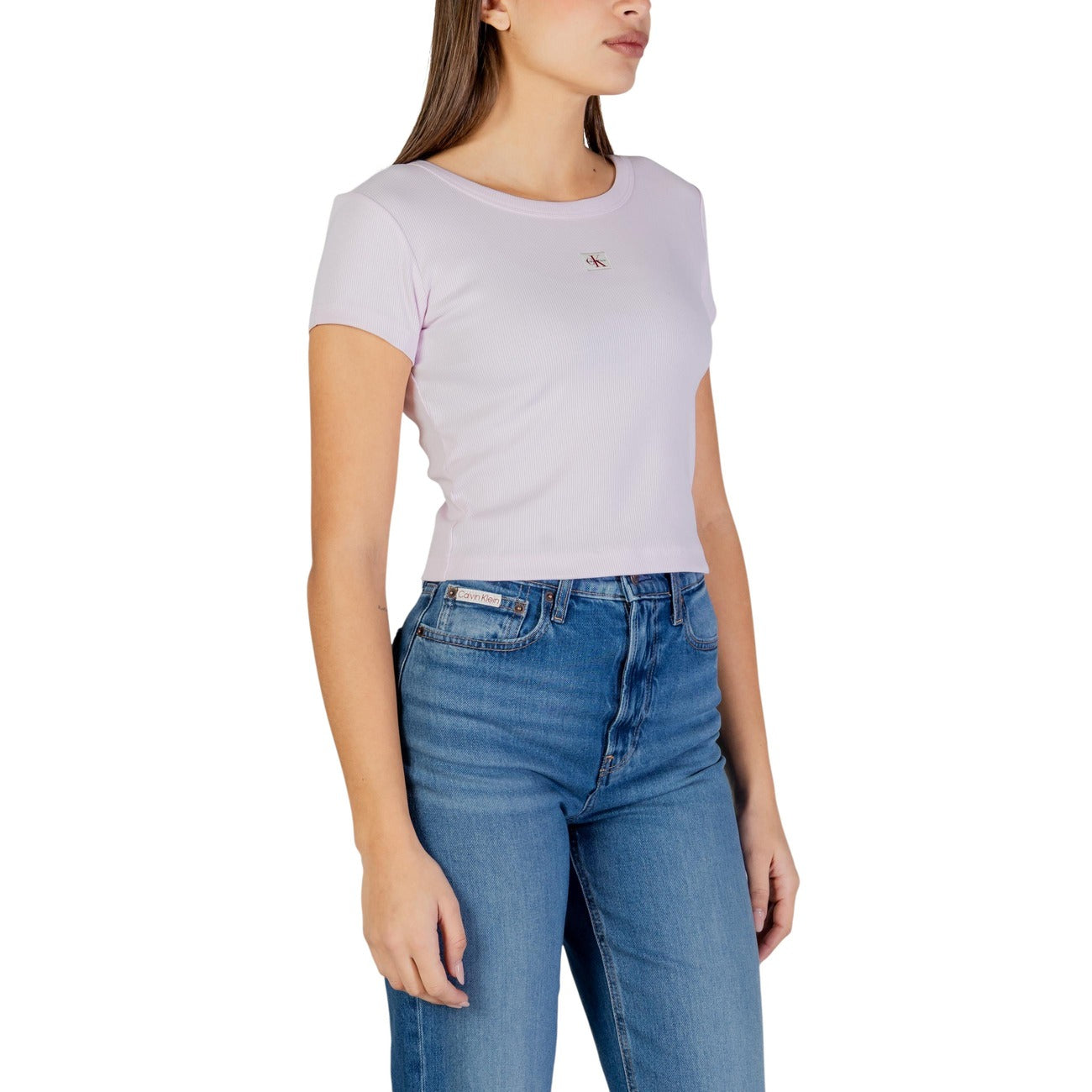 Calvin Klein Jeans T-shirt Dames Roze #2470648
