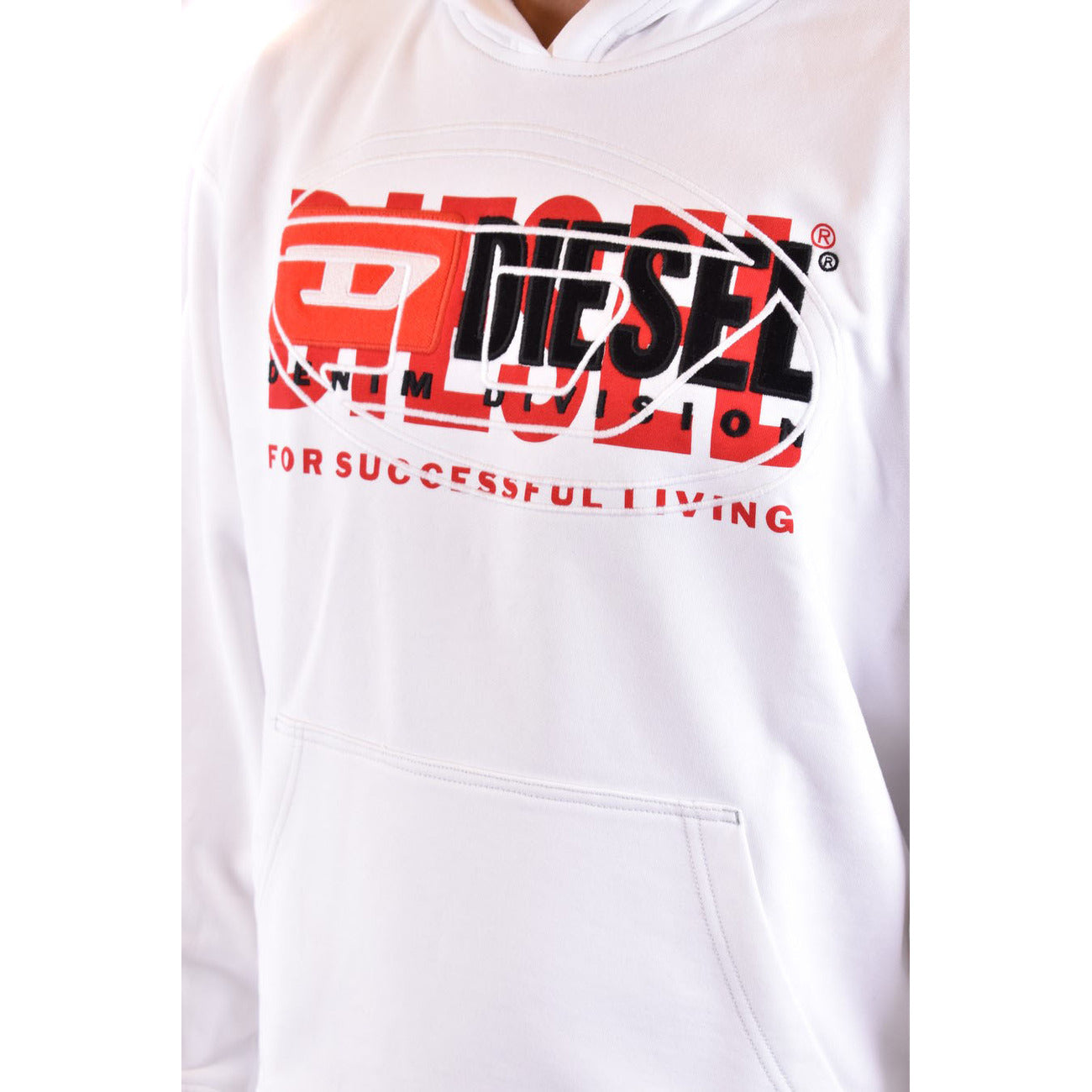 Diesel Sweatshirt Heren Wit