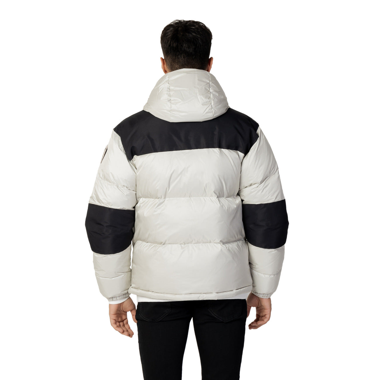 Blauer Windbreaker Heren Grijs