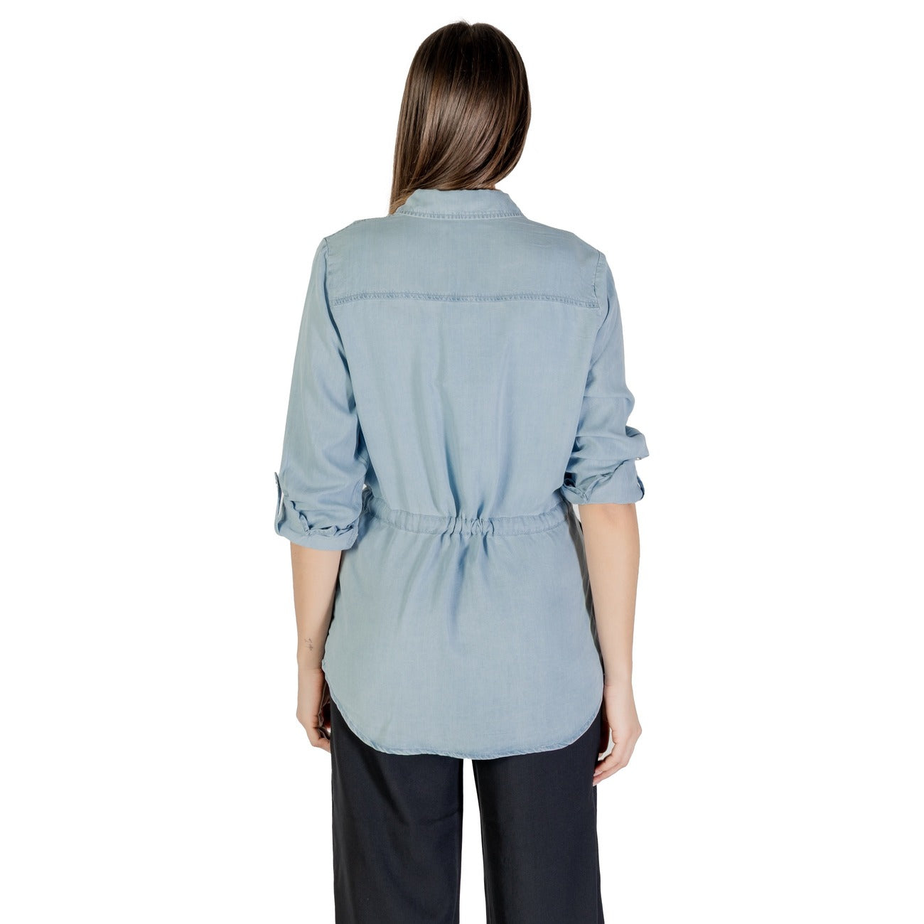 Only Shirt Damen Hellblau