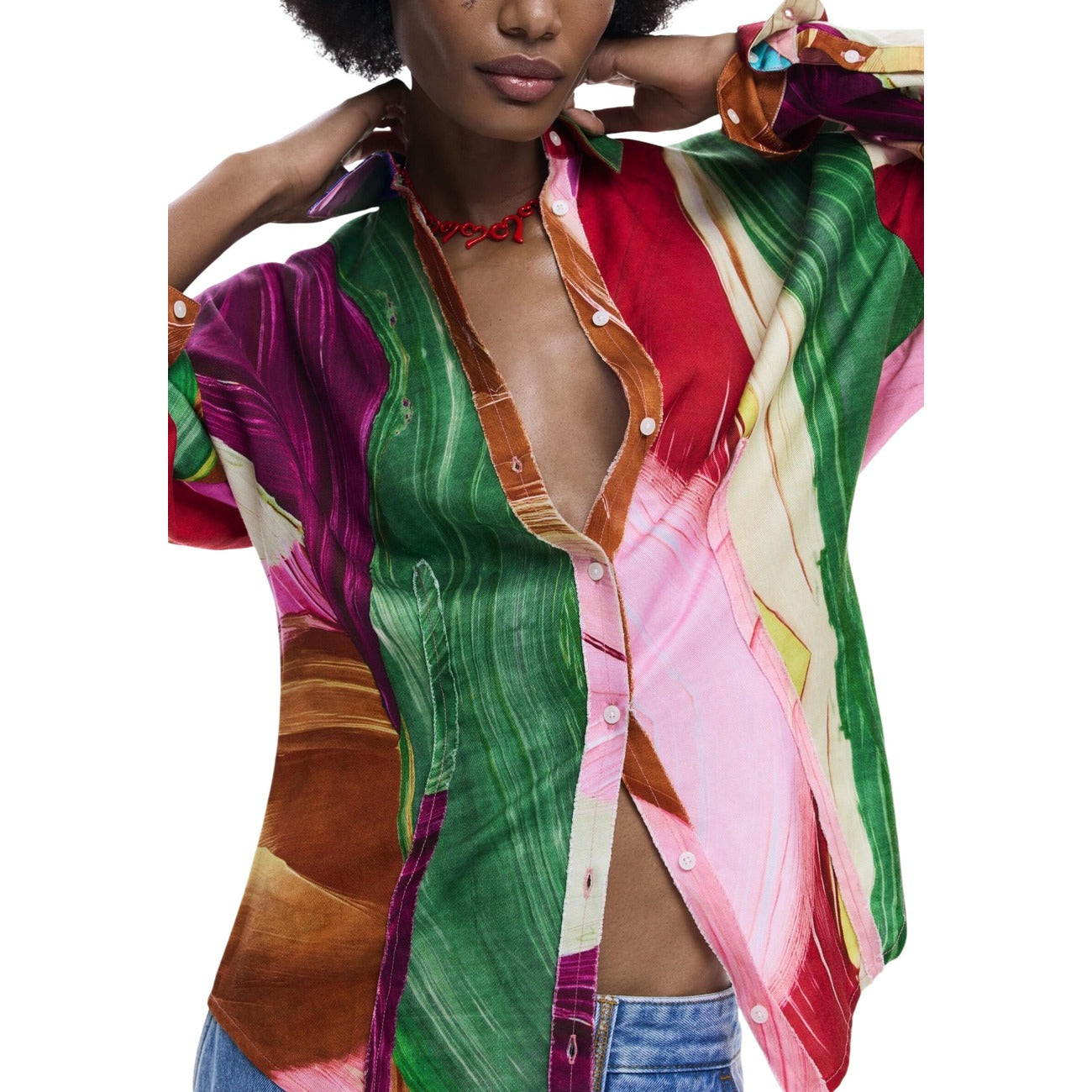 Desigual Shirt Damen Grün