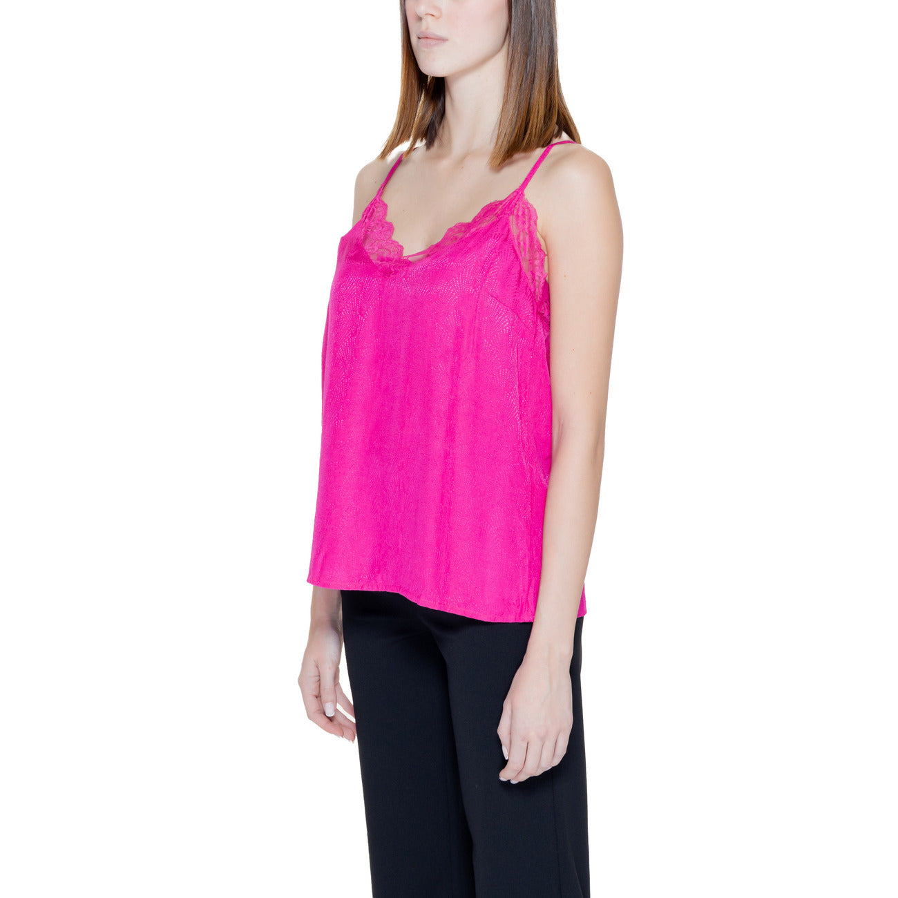 Vila Clothes Vest Dames Fuchsia