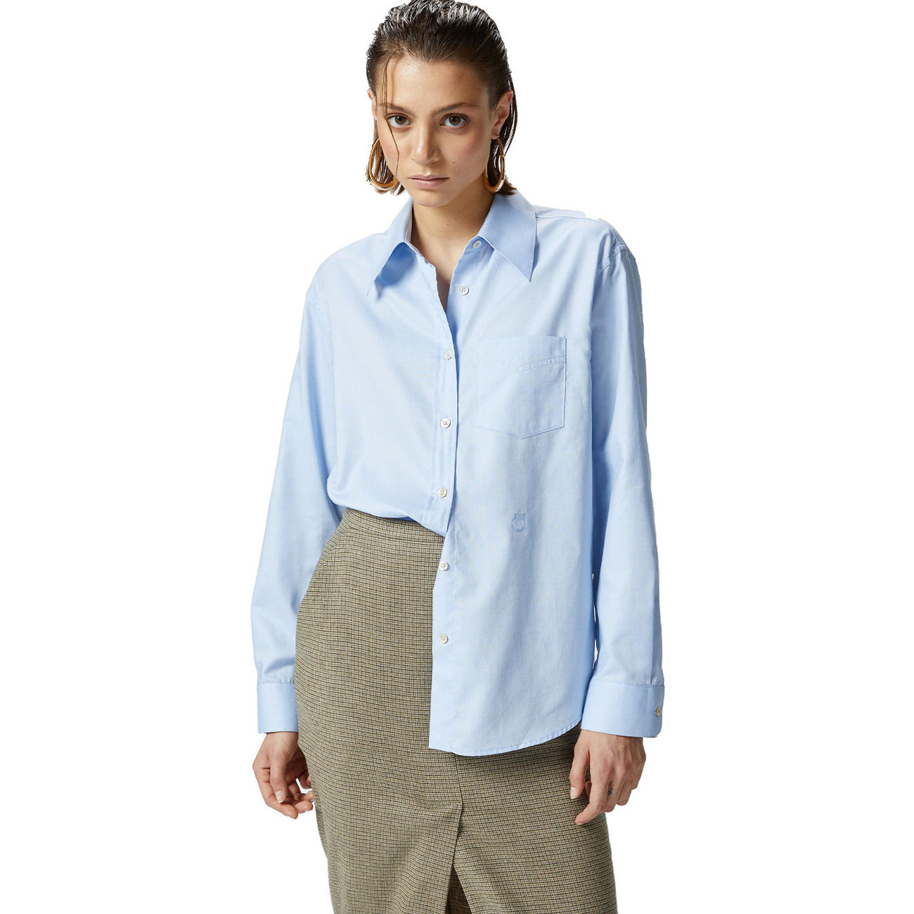 Pinko Shirt Dames Lichtblauw