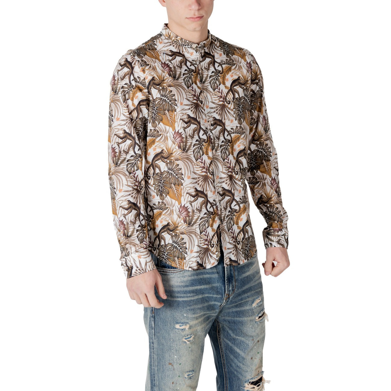 Gianni Lupo Shirt Heren Wit #2413354