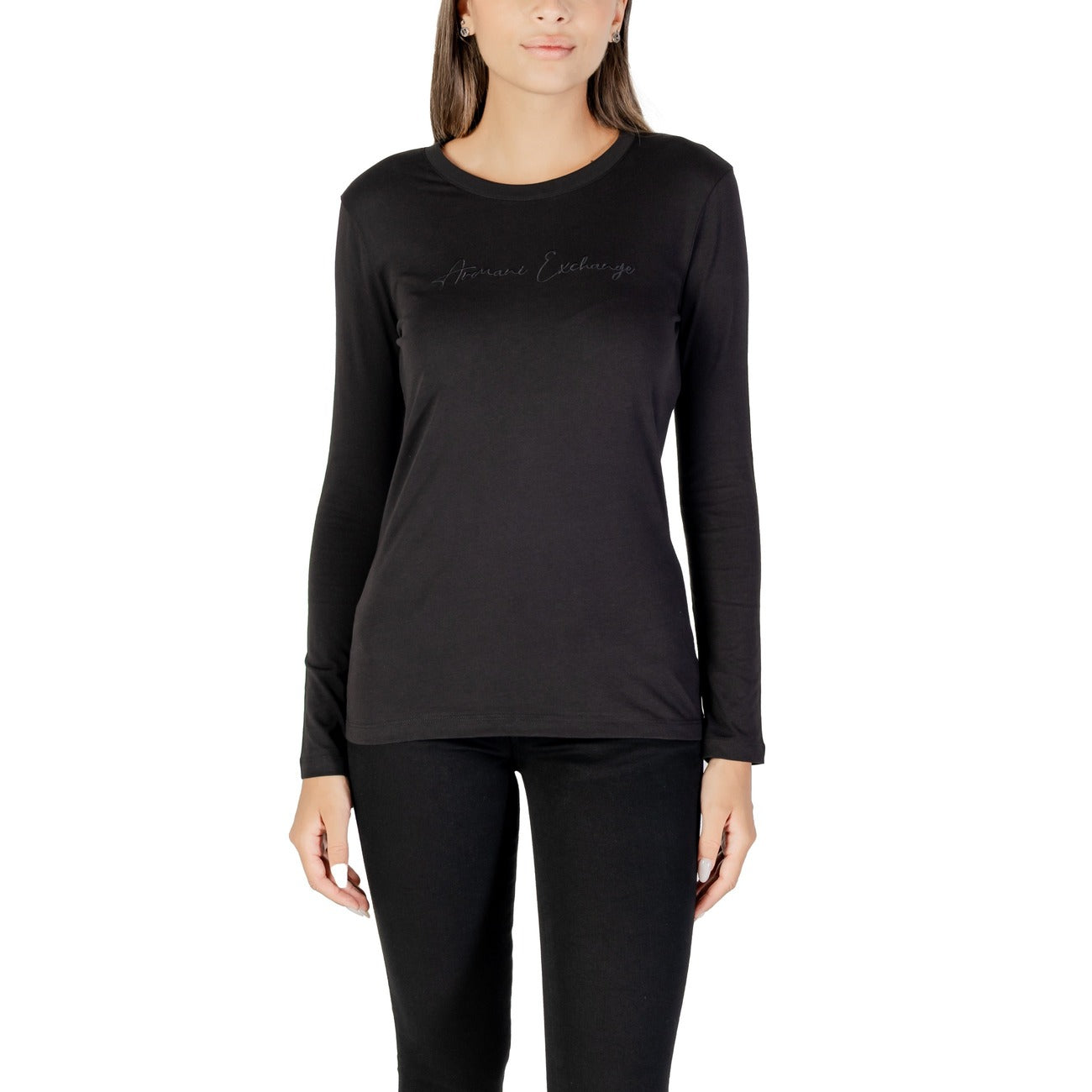 Armani Exchange T-shirt Dames Zwart #2430520