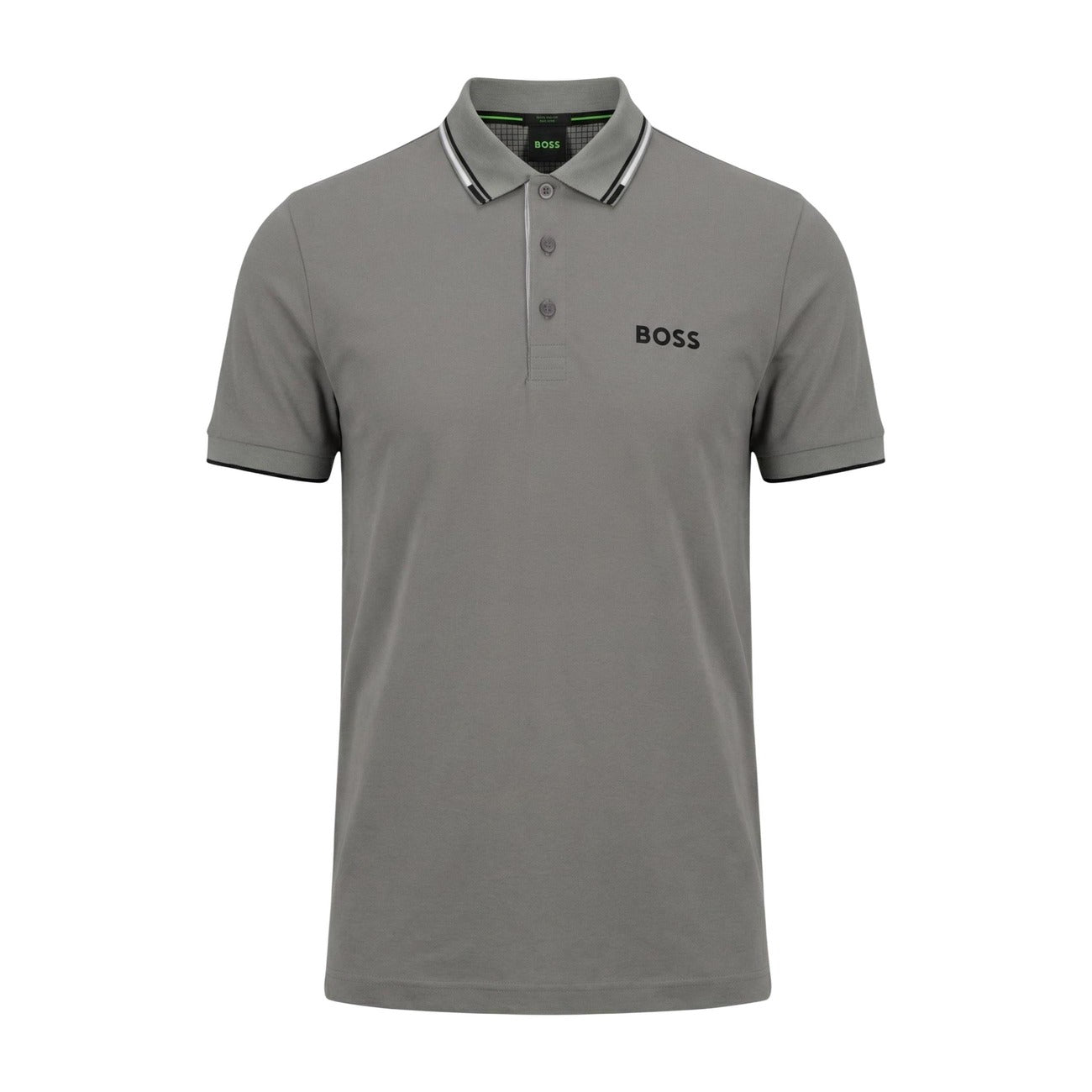 Boss Polo Top Heren Grijs