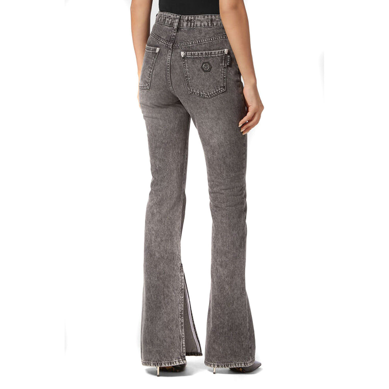 Philipp Plein Jeans Dames Grijs