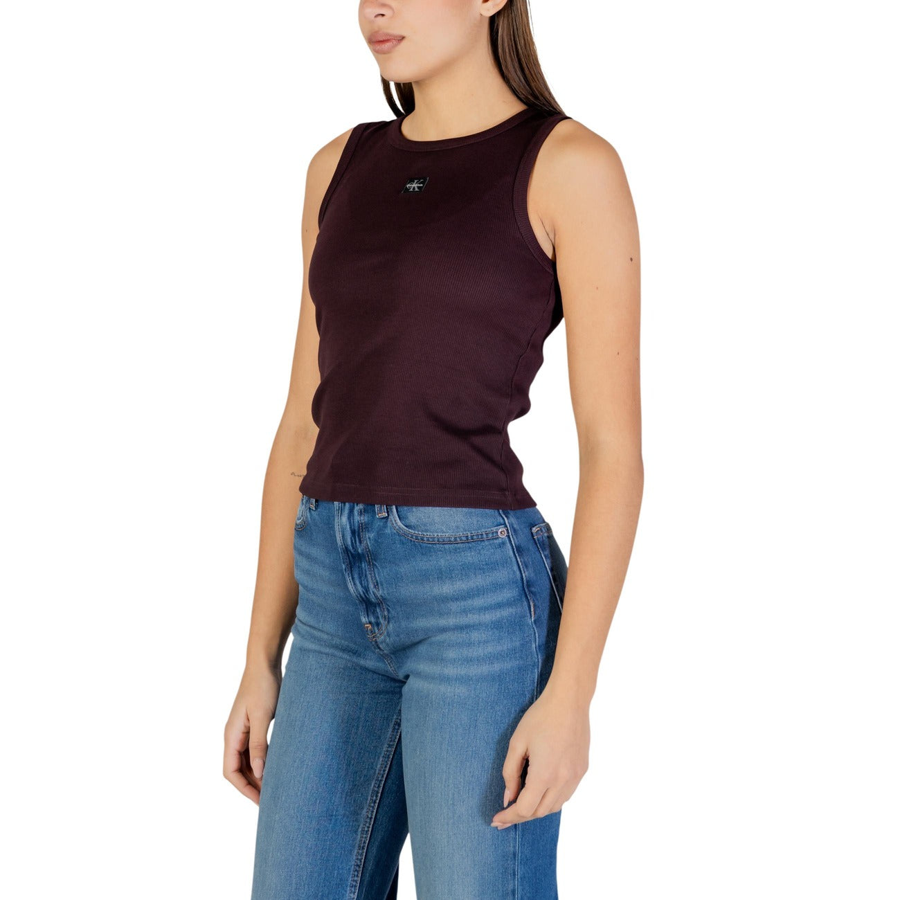 Calvin Klein Jeans Top Women Brown