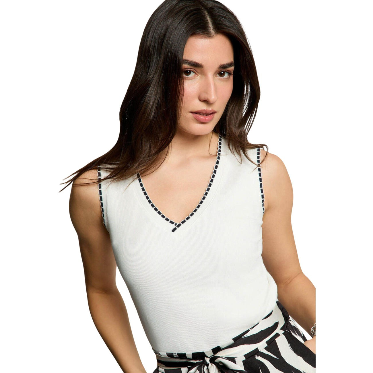 Morgan De Toi Top Damen Blau
