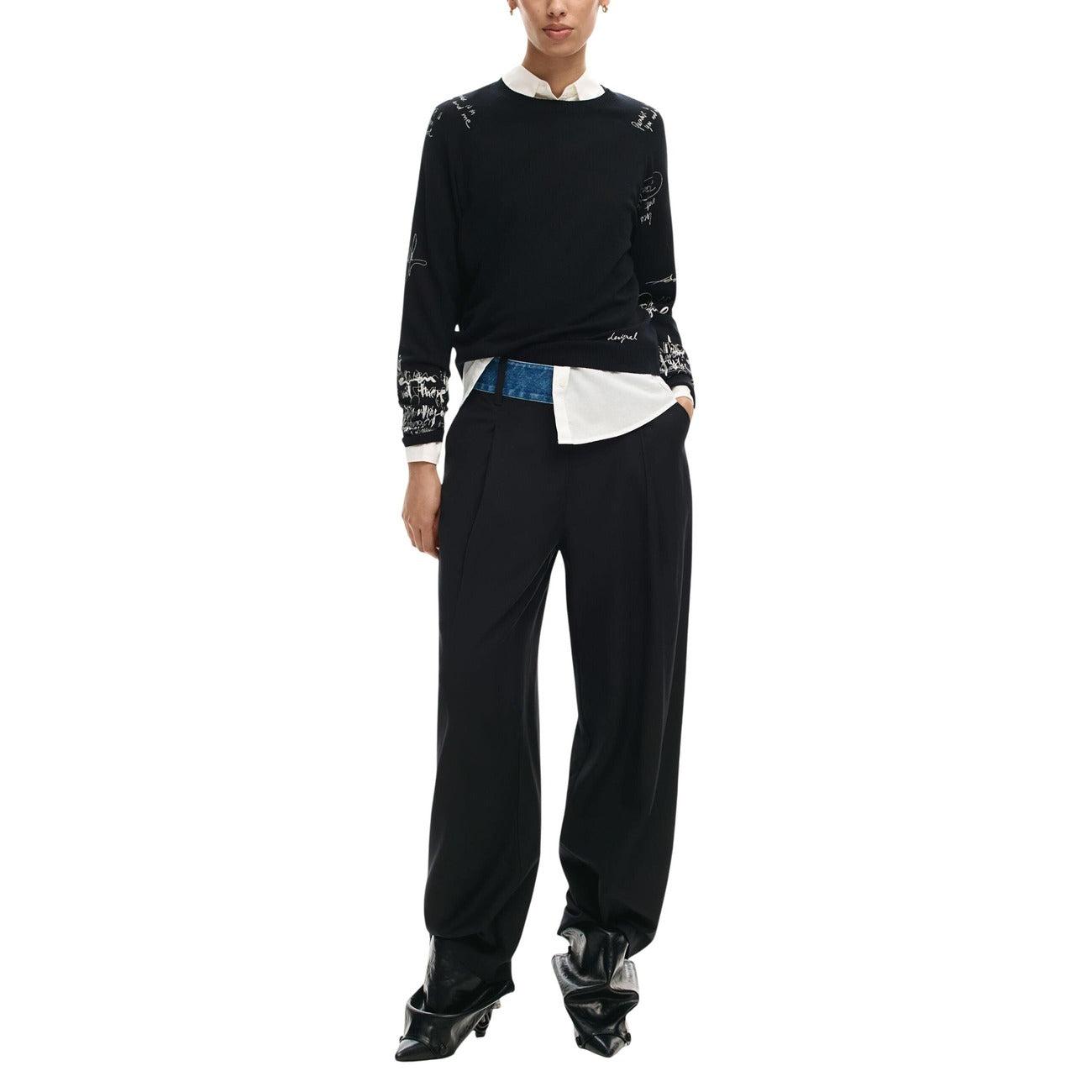 Desigual Strickmode Damen Schwarz #2451021