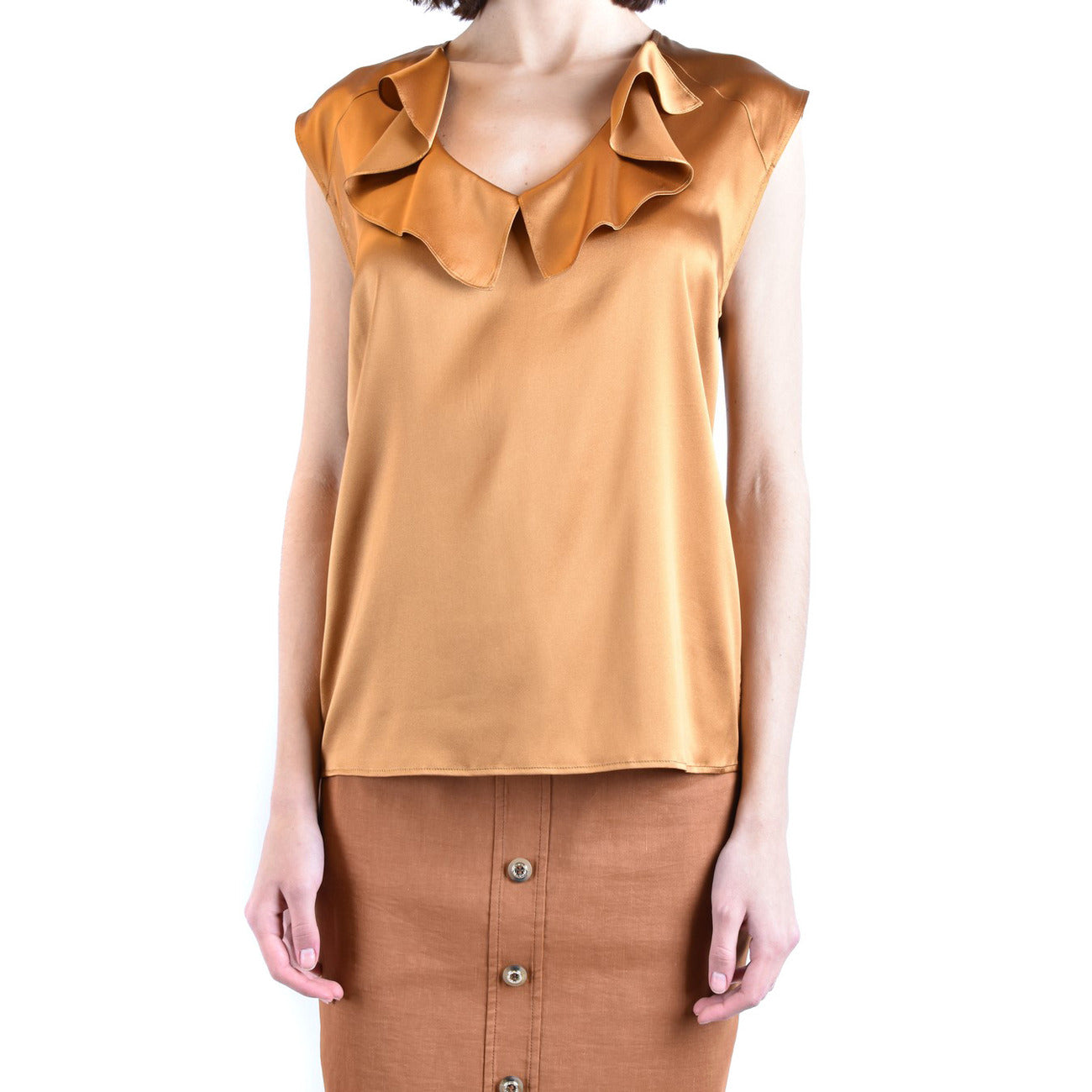 Pinko Strickjacke Damen Kamel
