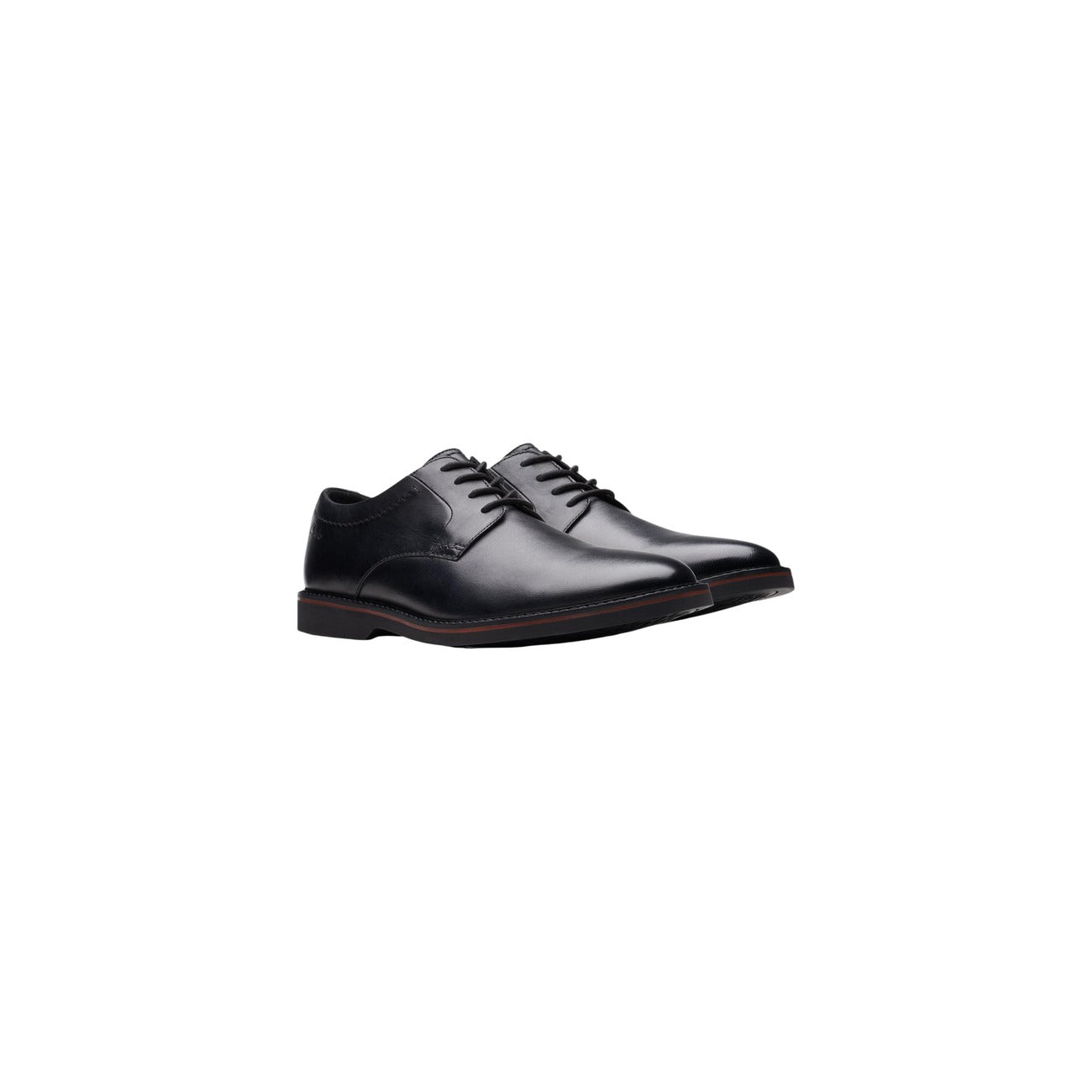 Clarks Herren Lace Ups Shoes Schwarz