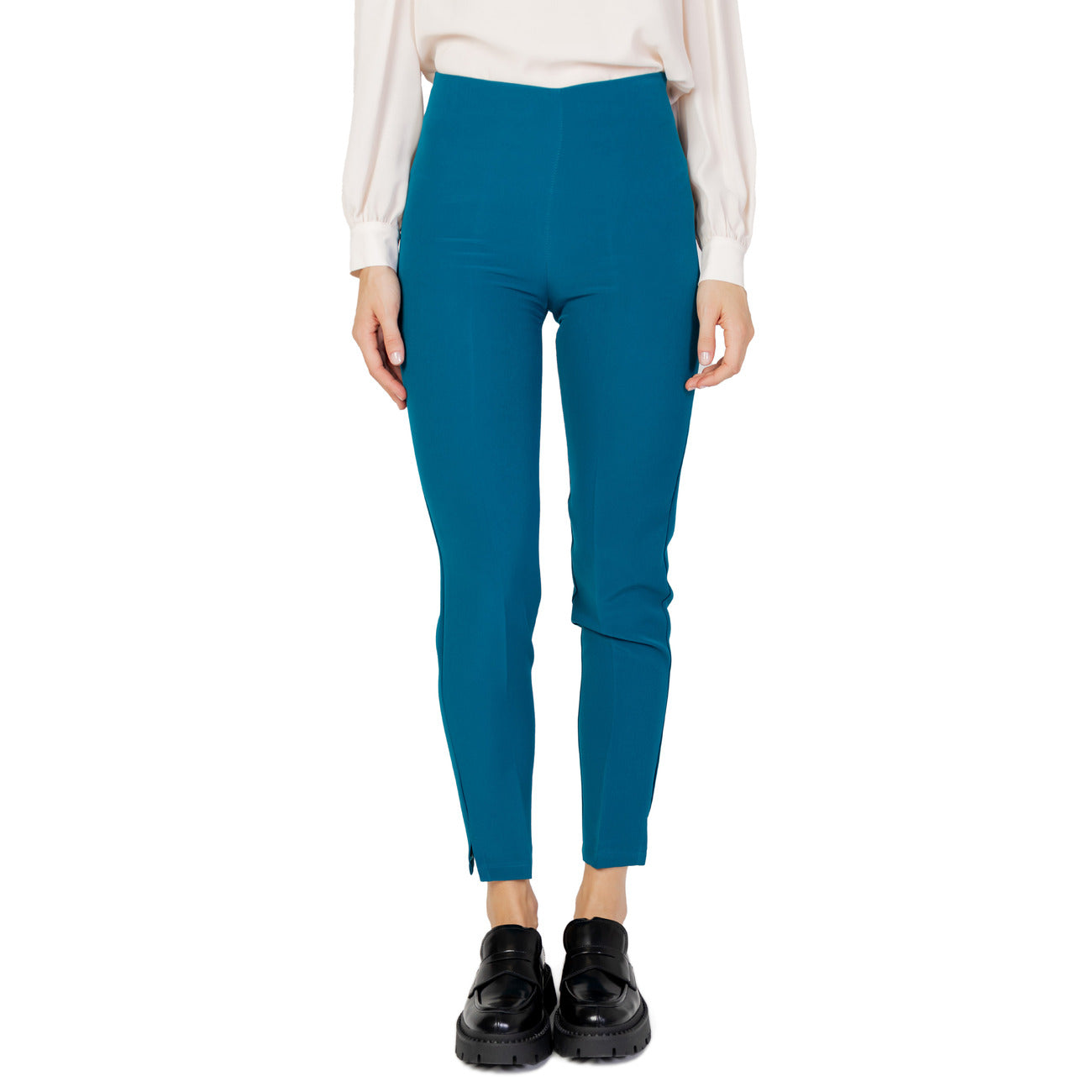 Hanny Deep Trousers Women Green