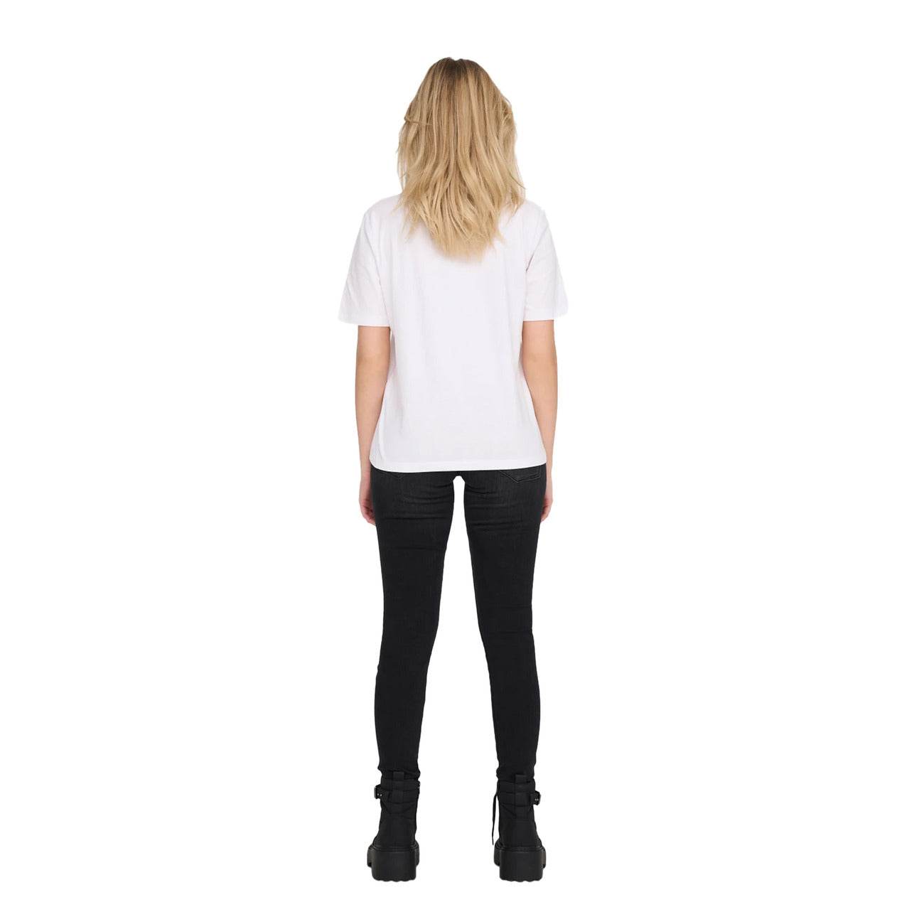 Only T-Shirt Damen Weiß Weiß #2275133