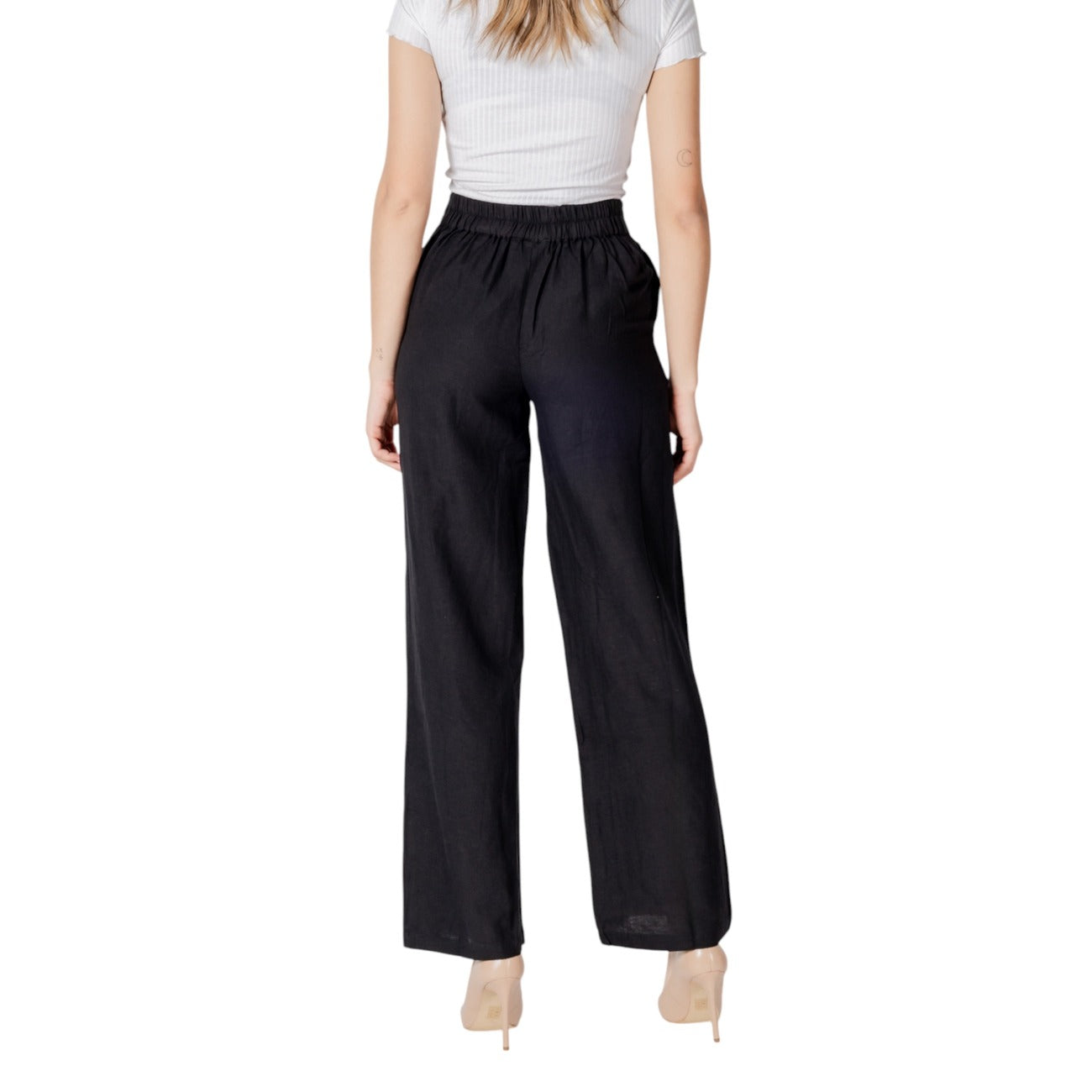 Vila Clothes Broek Dames Zwart #2413822