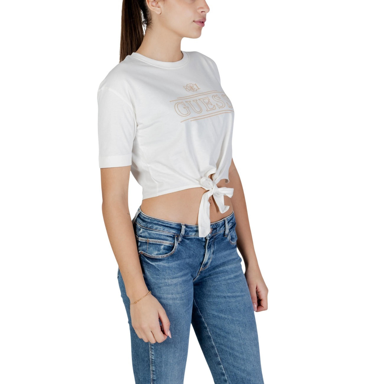 Guess Active T-shirt Women White #2449536