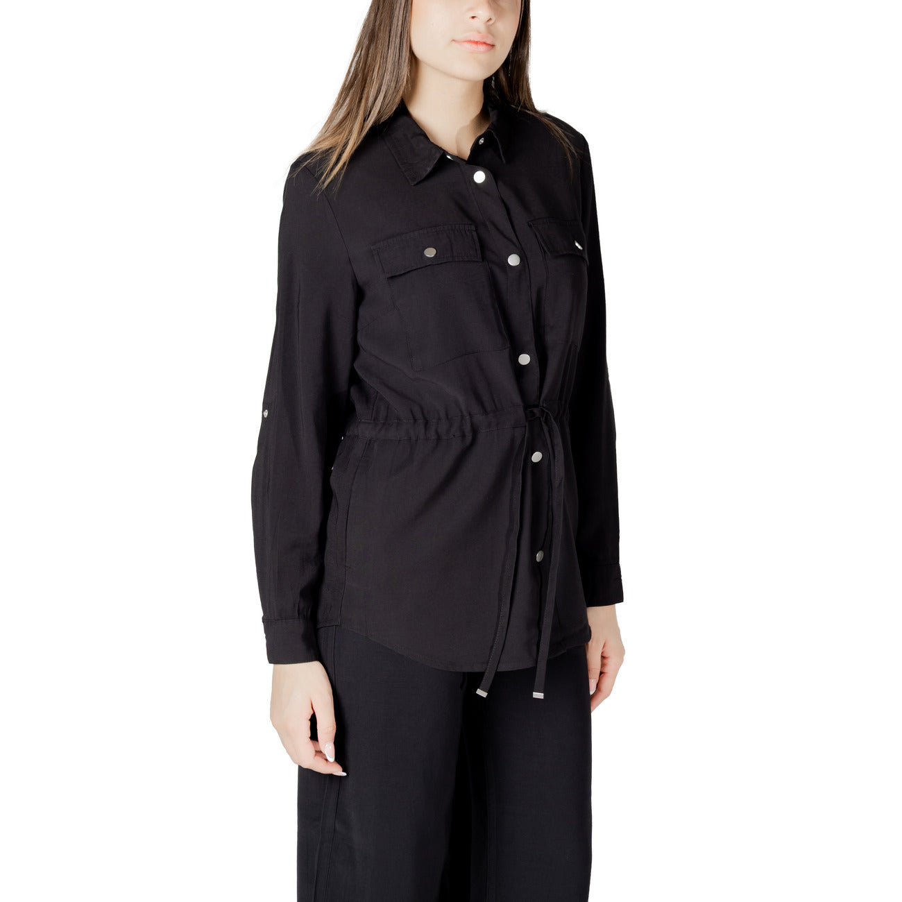 Only Shirt Dames Zwart #2418313