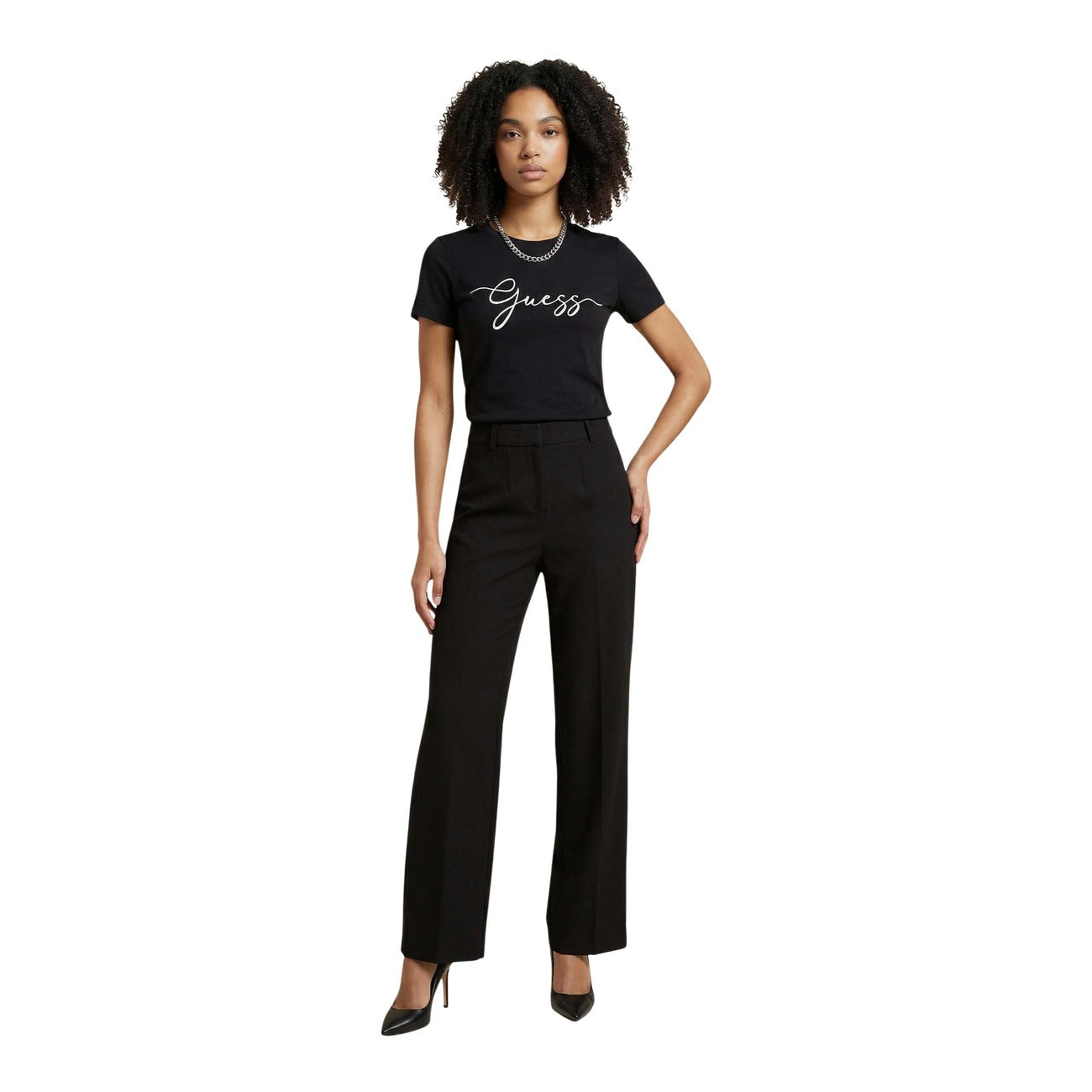 Guess Active T-Shirt Damen Schwarz