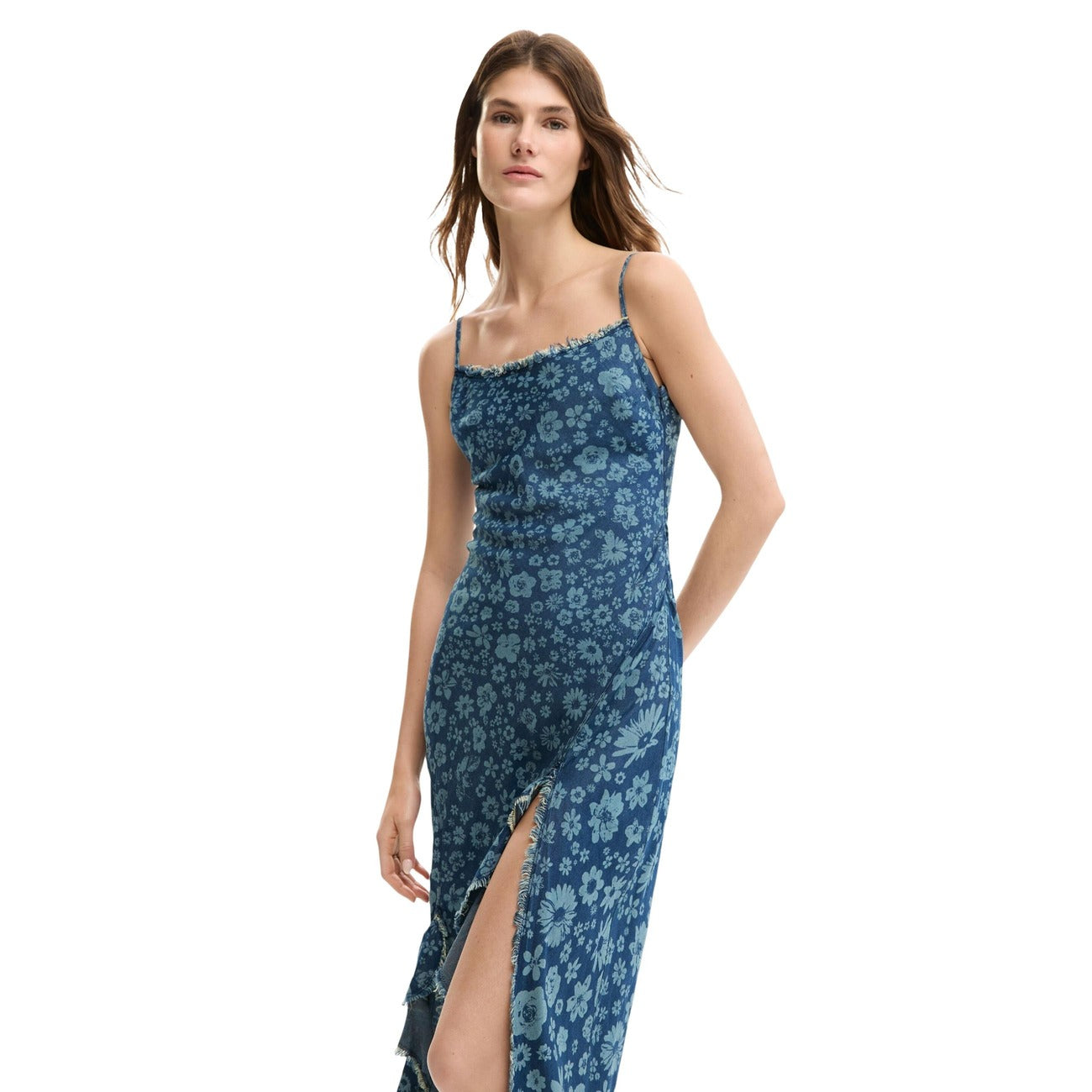 Desigual Kleid Damen Hellblau #2453051