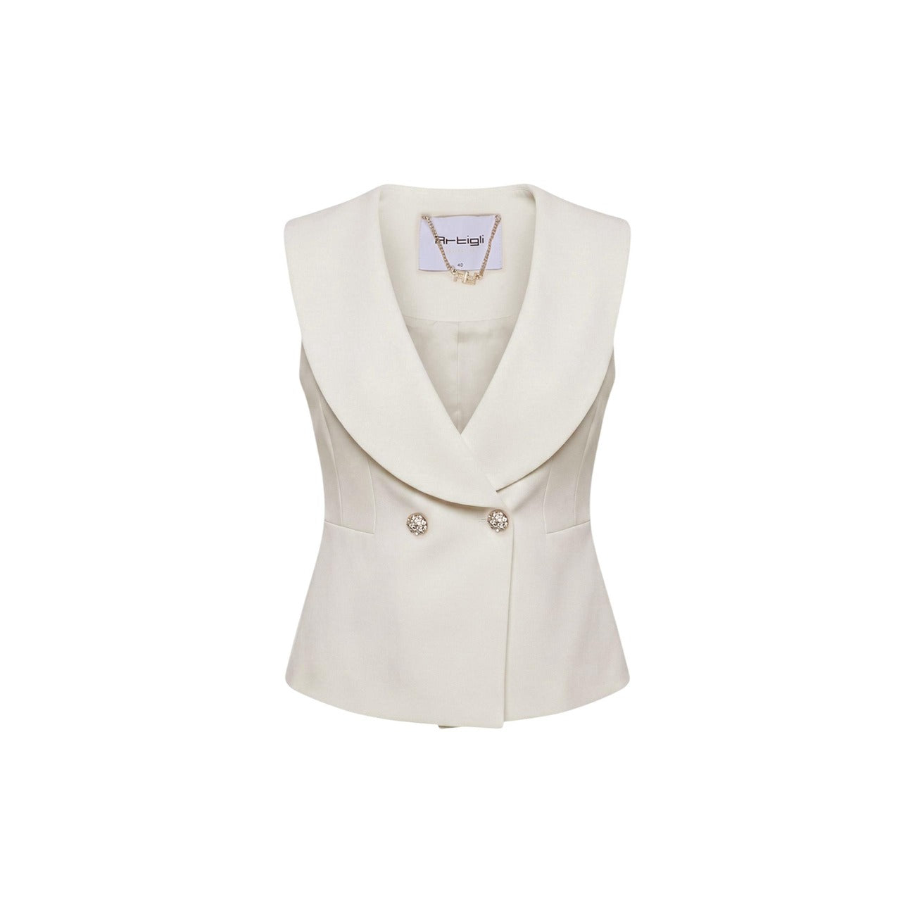 Artigli Gilet Dames Beige #2464368