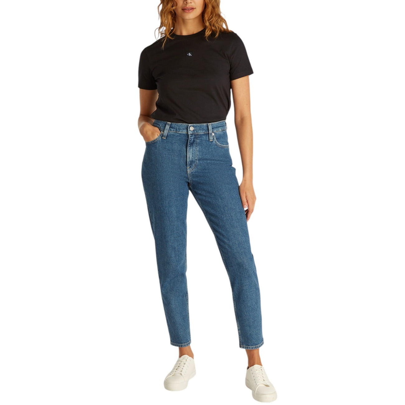 Calvin Klein Jeans T-shirt Dames Zwart #2415422