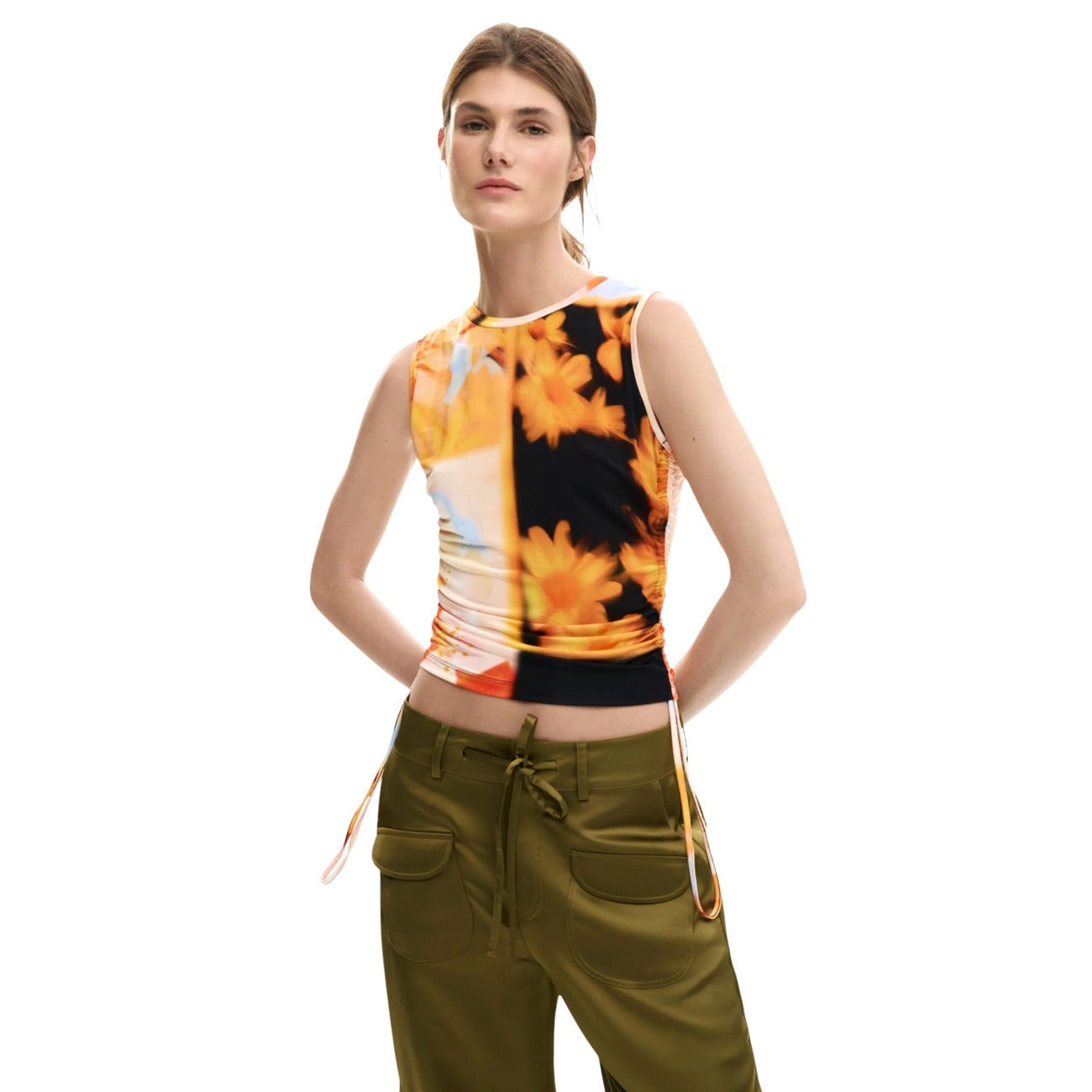 Desigual Top Damen Orange