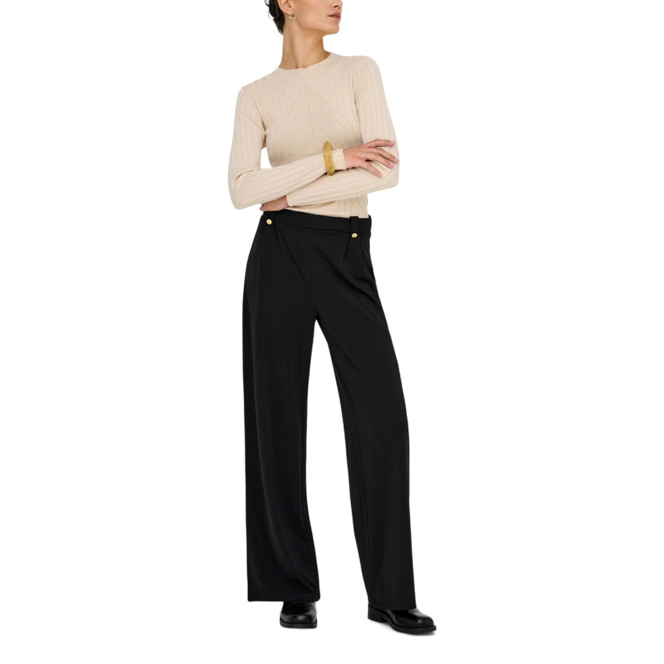 Jacqueline De Yong Strickmode Damen Beige #2434919